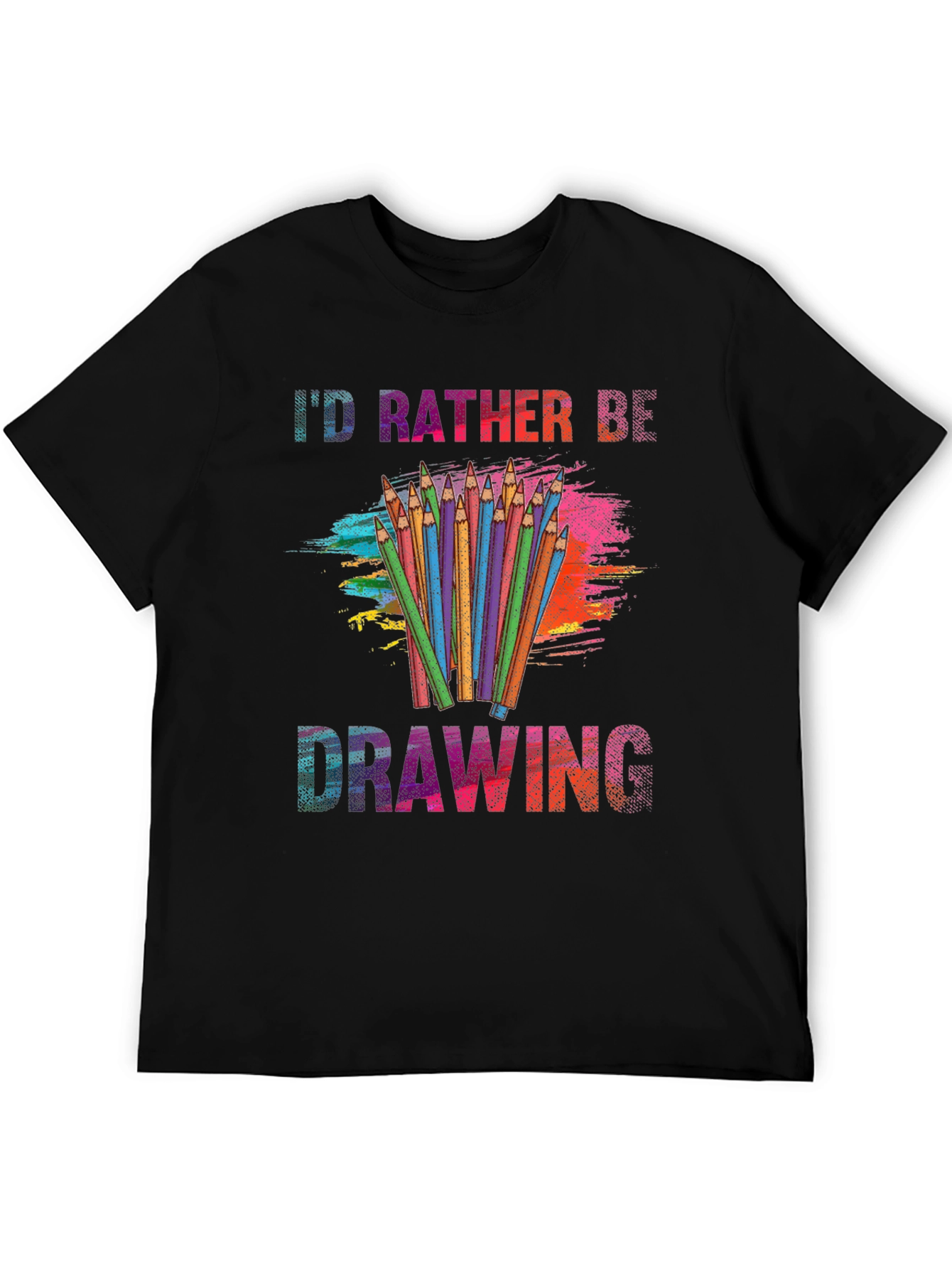 Id Rather Be Drawing T-Shirt