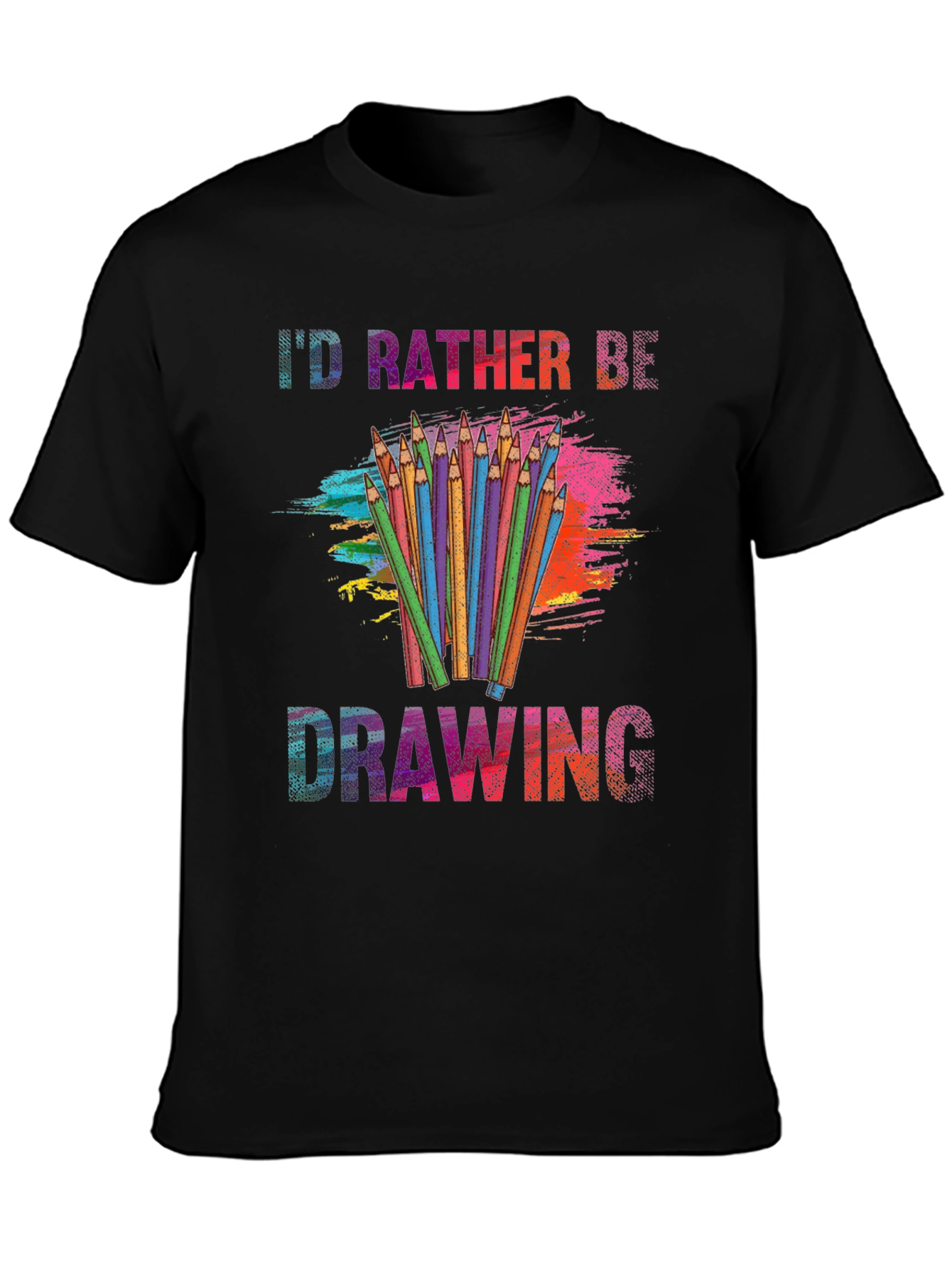 Id Rather Be Drawing T-Shirt