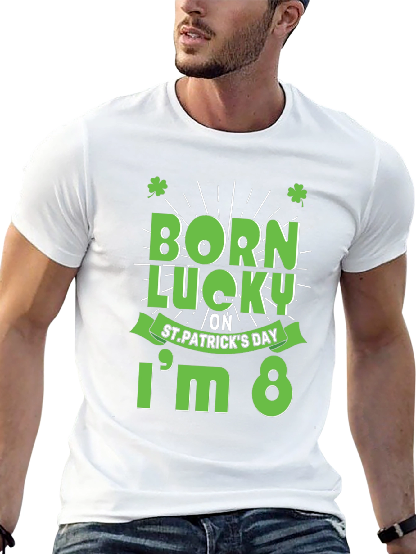 Born Lucky St. Patricks Day T-Shirt
