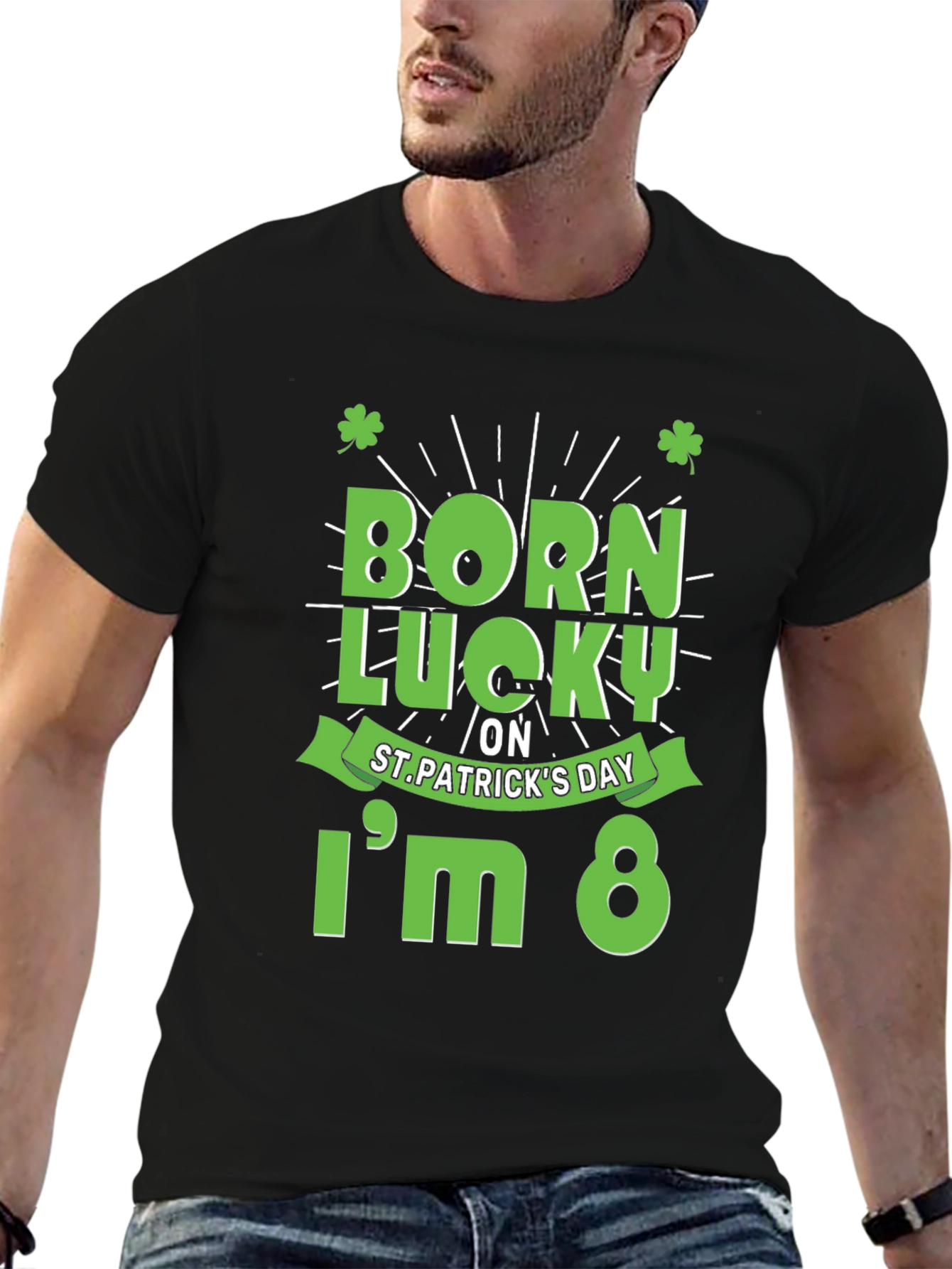 Born Lucky St. Patricks Day T-Shirt