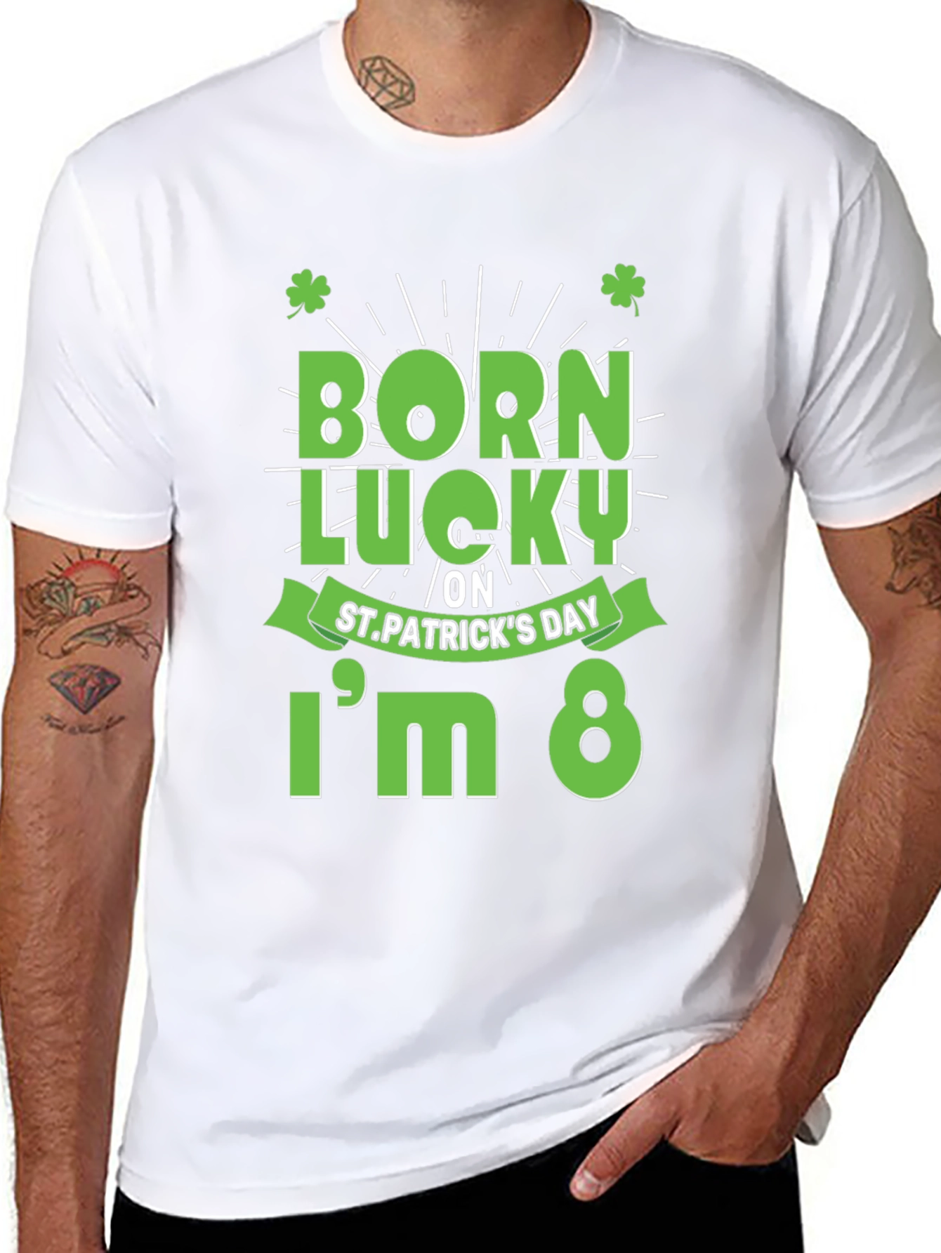 Born Lucky St. Patricks Day T-Shirt
