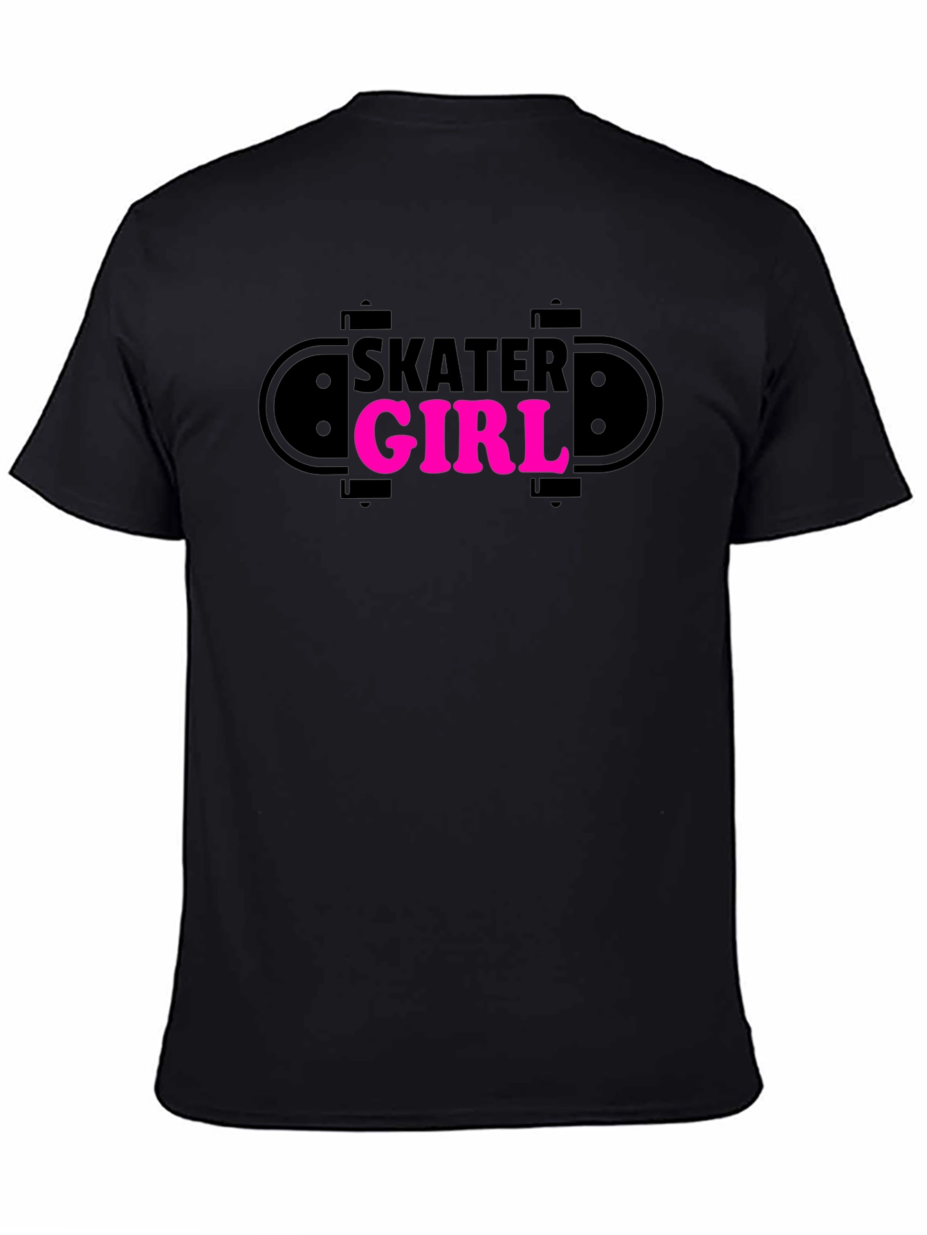 Skater Girl Graphic Tee - Trendy Skateboarder Design