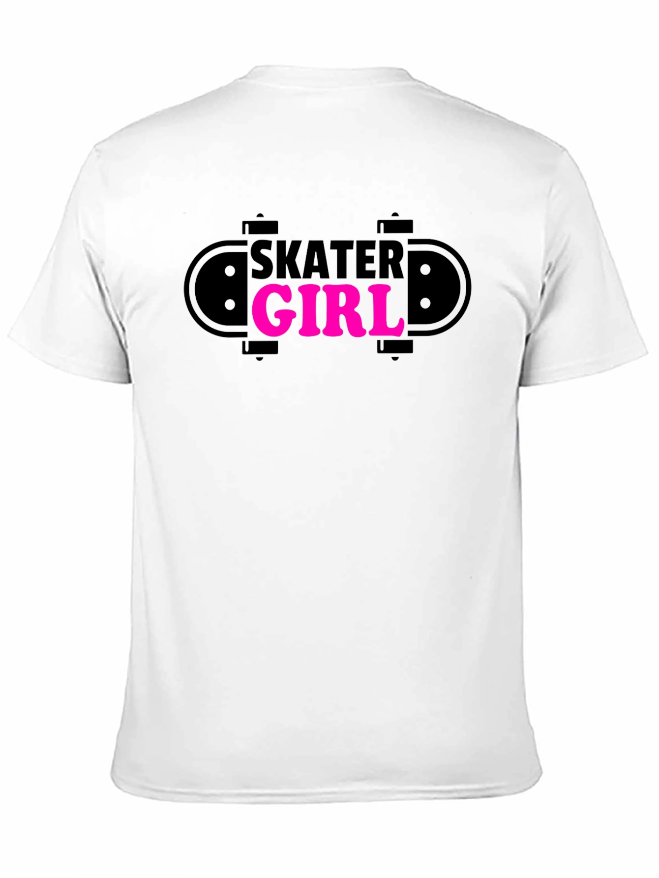 Skater Girl Graphic Tee - Trendy Skateboarder Design