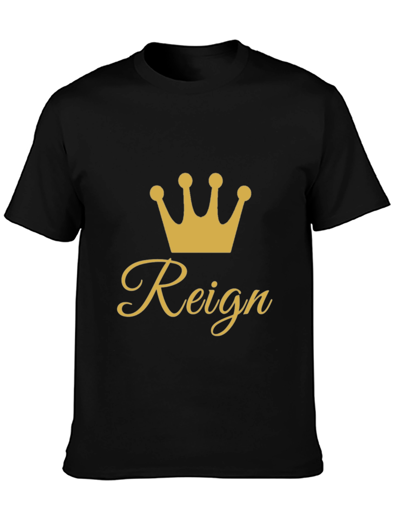 Reign Crown Graphic Tee - Black
