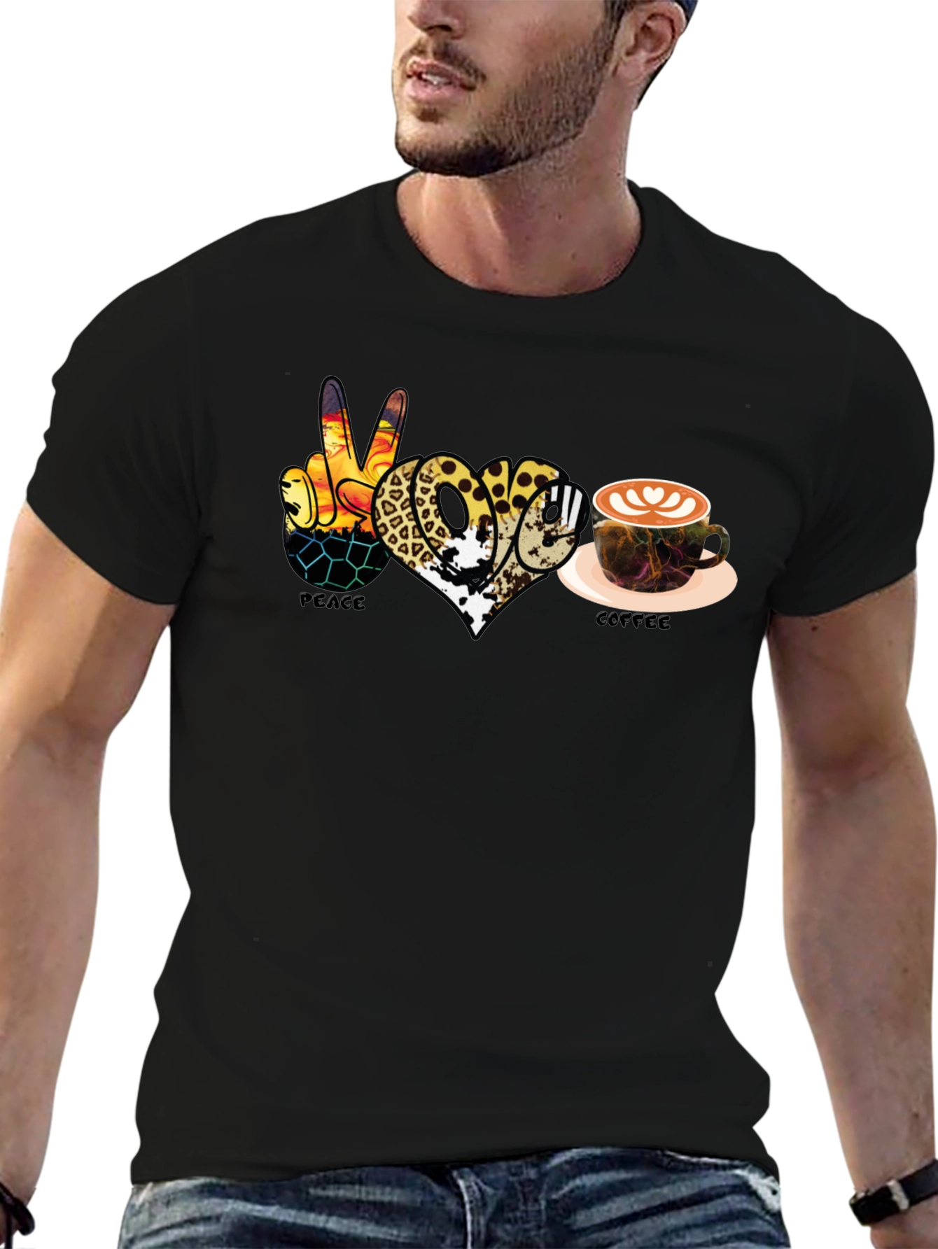 Peace Love Coffee T-Shirt
