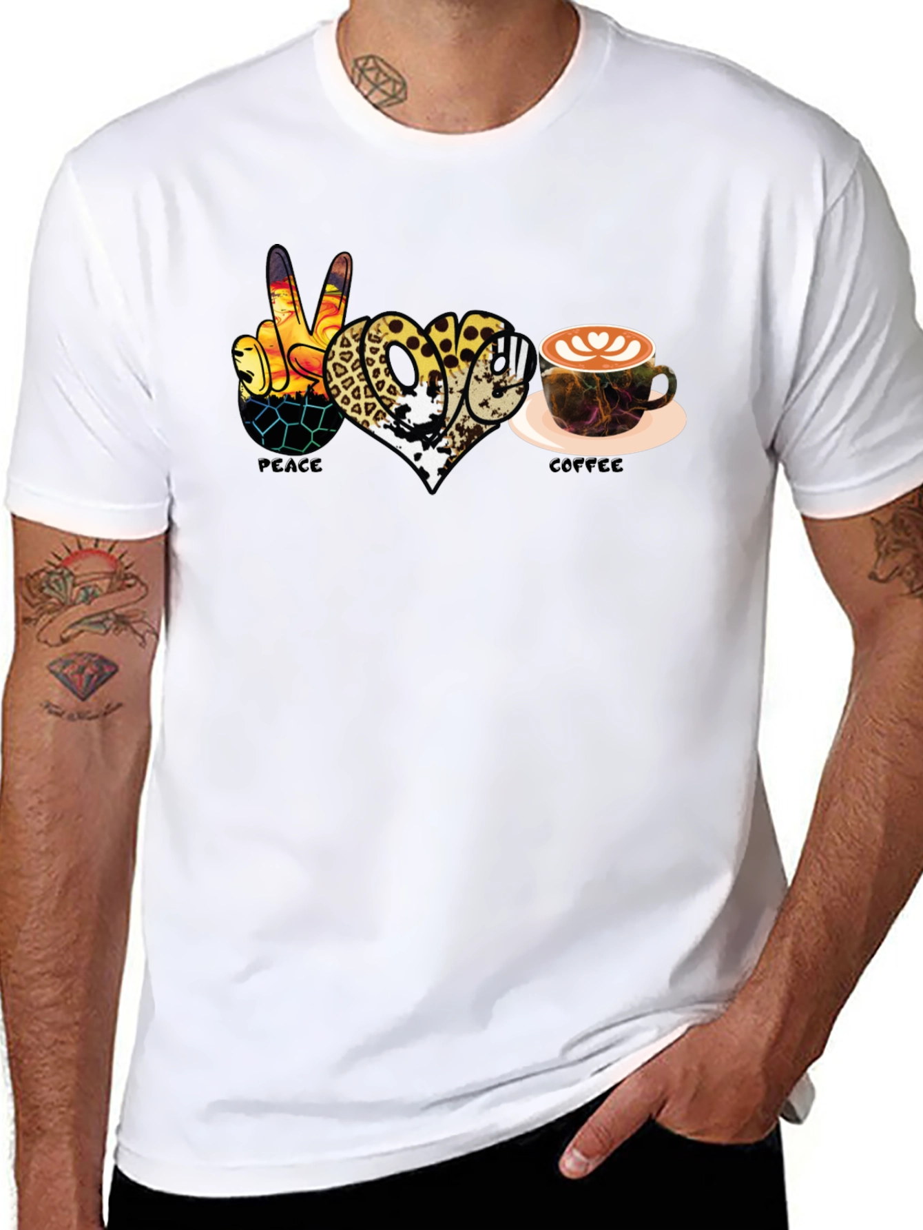 Peace Love Coffee T-Shirt