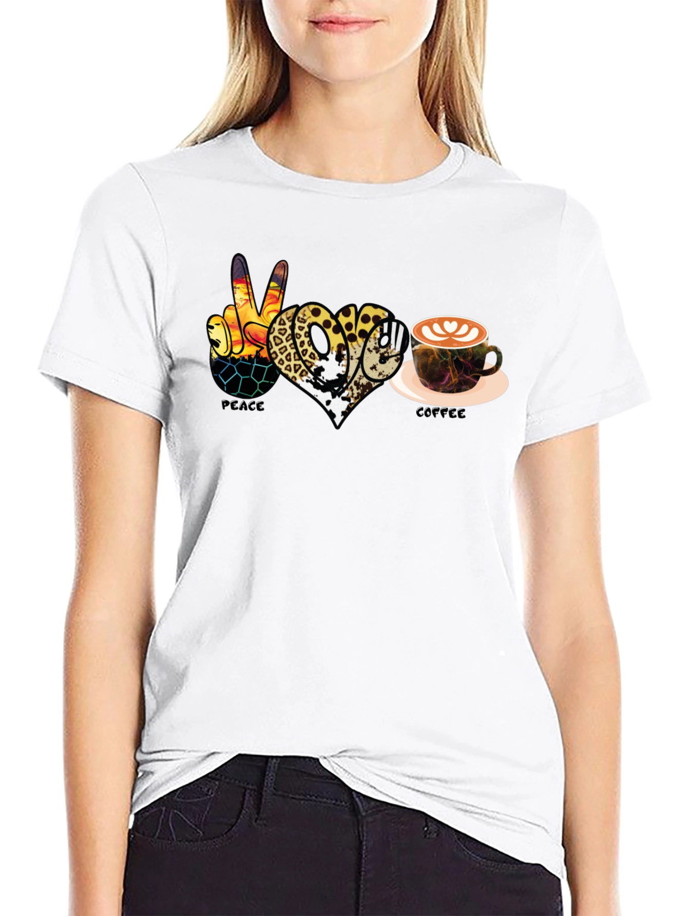 Peace Love Coffee T-Shirt