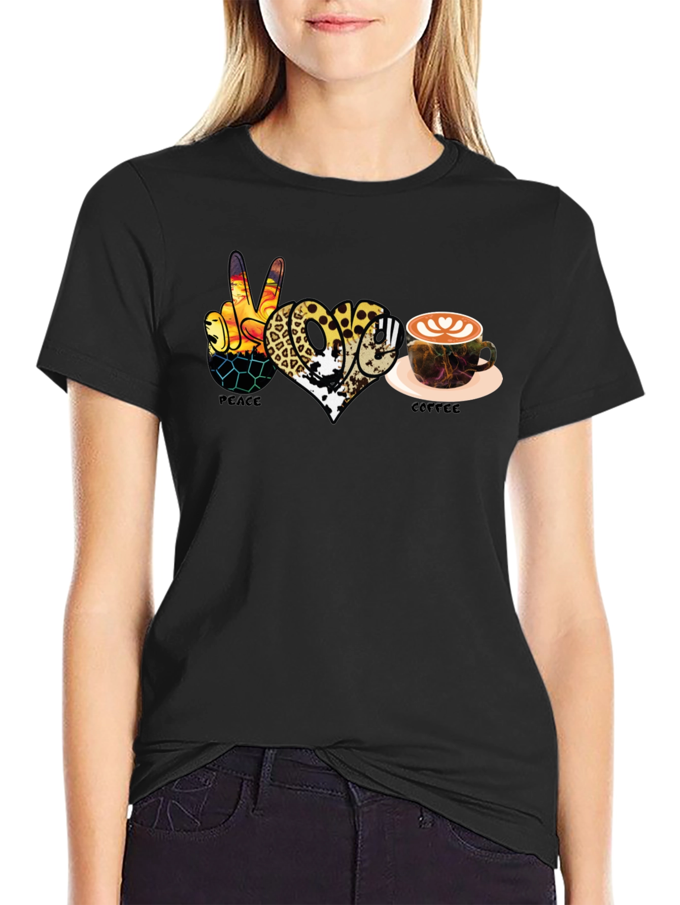 Peace Love Coffee T-Shirt