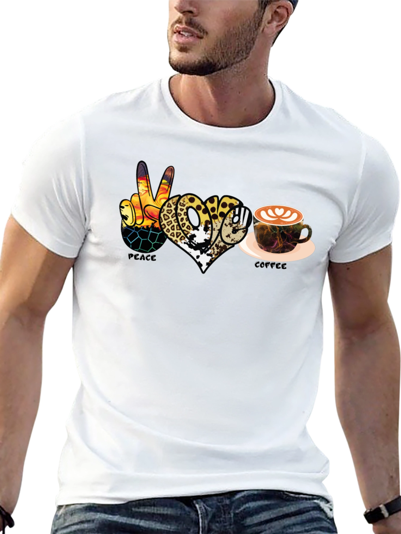 Peace Love Coffee T-Shirt