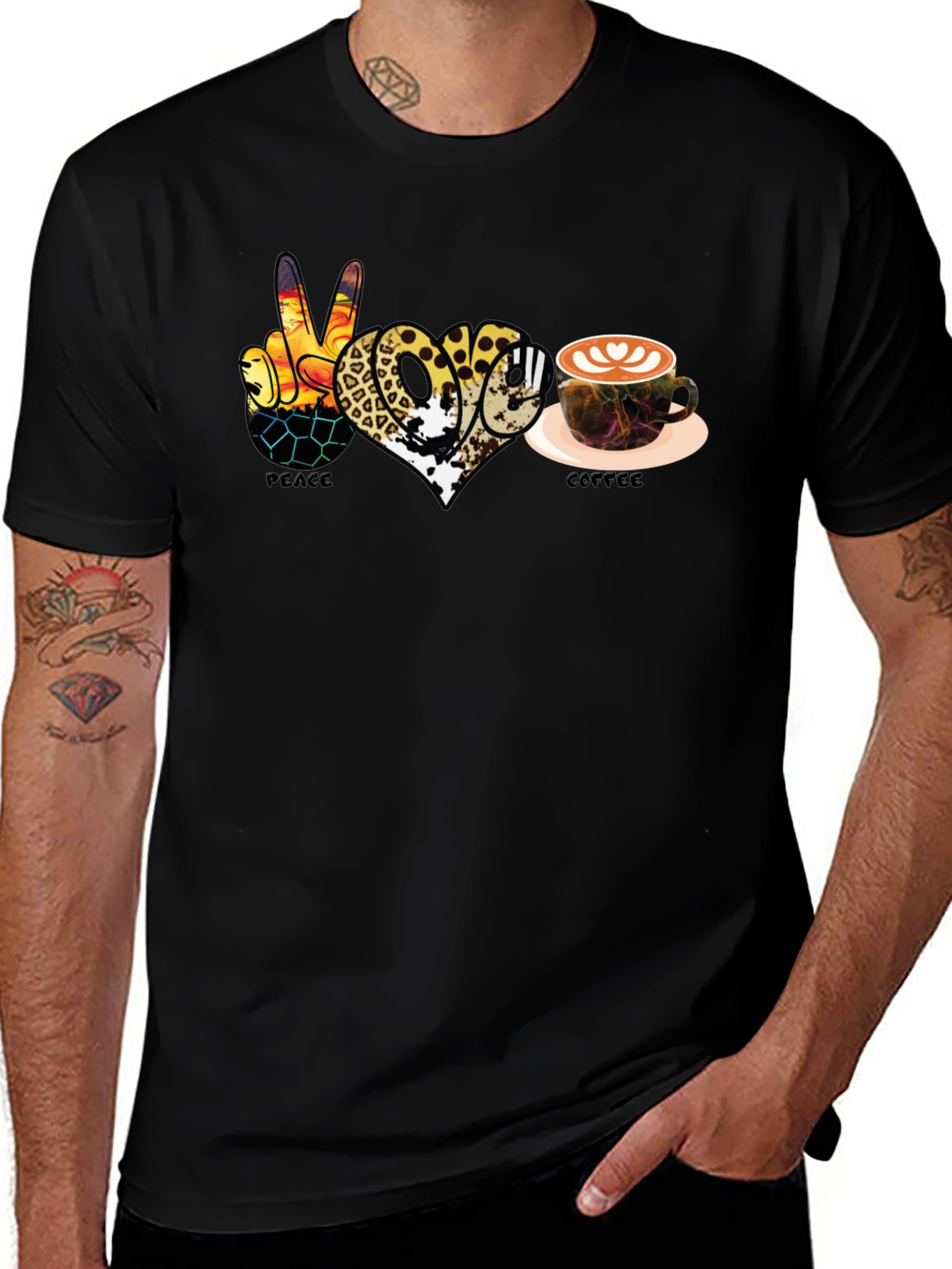 Peace Love Coffee T-Shirt