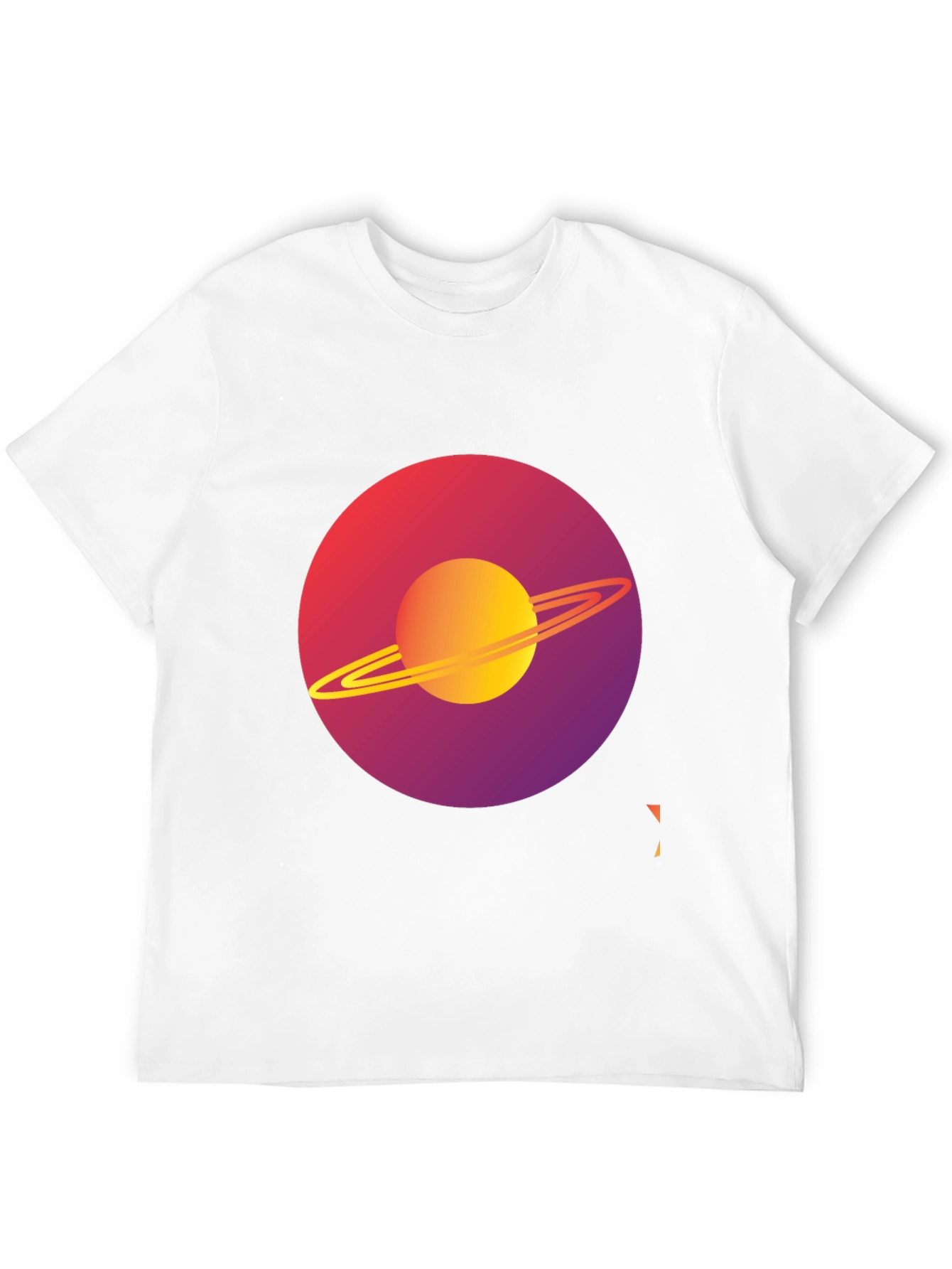 Saturn Graphic Tee - Modern Space Design