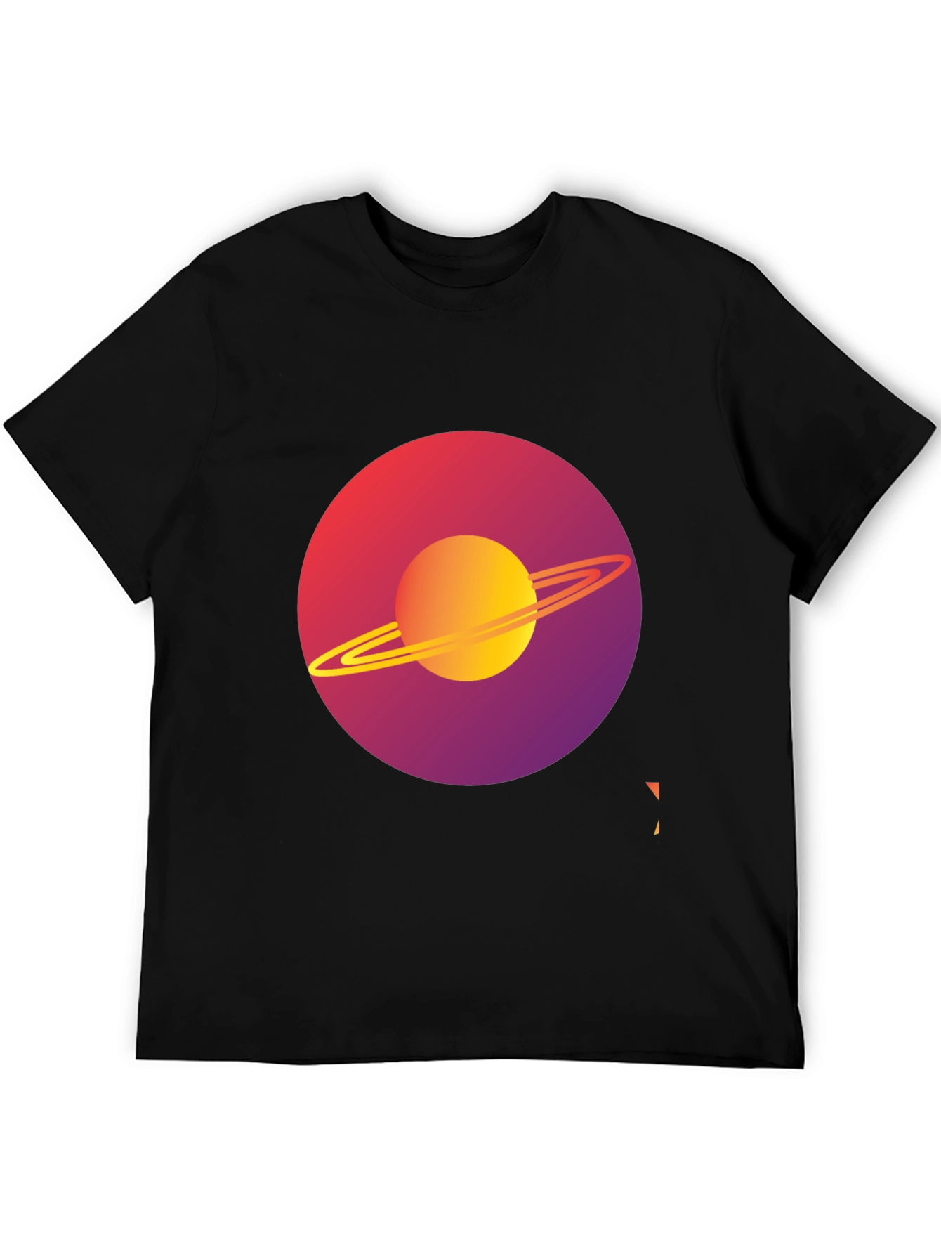 Saturn Graphic Tee - Modern Space Design