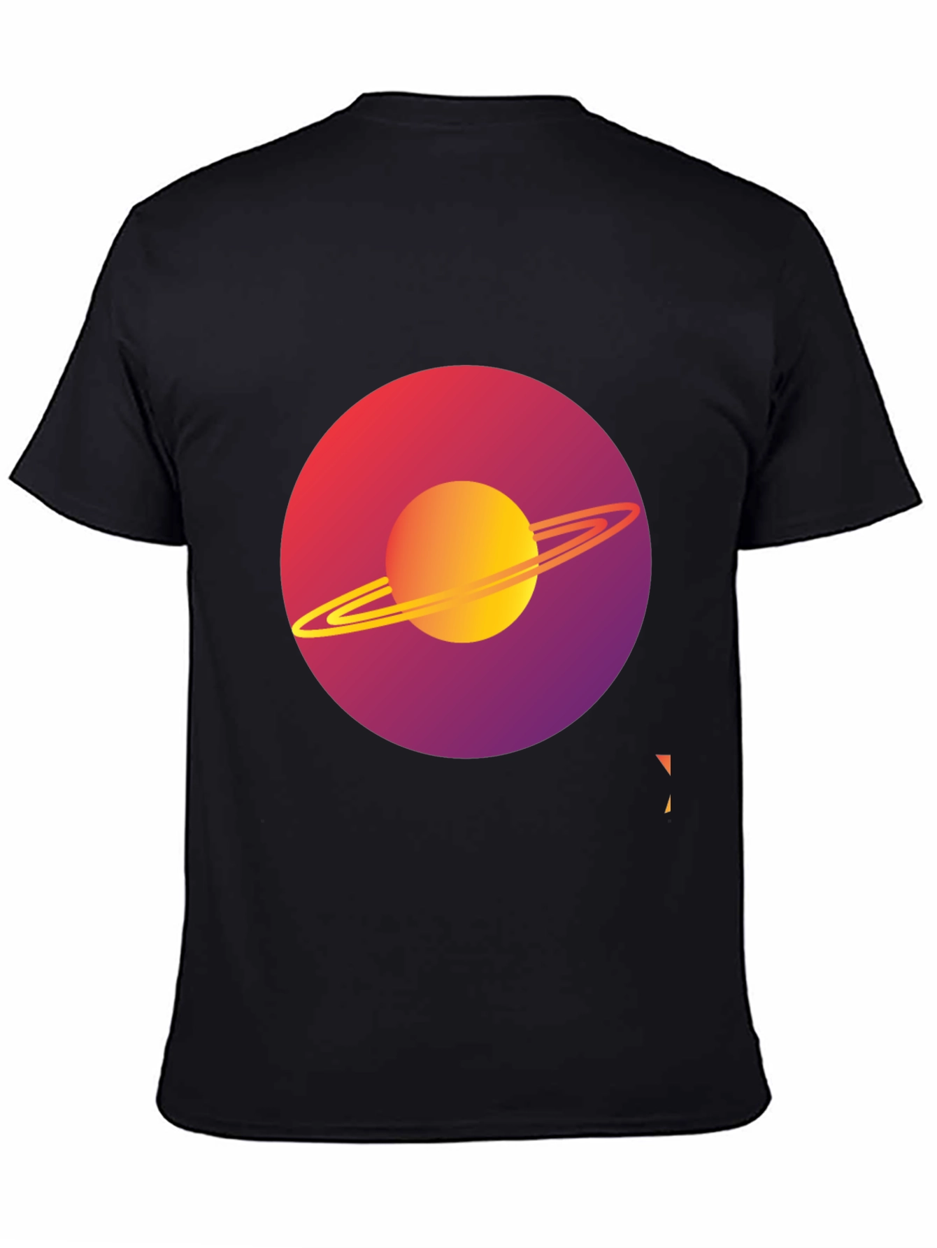 Saturn Graphic Tee - Modern Space Design