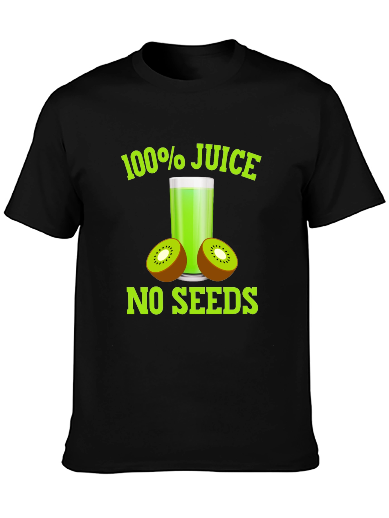 100% Juice No Seeds T-Shirt - Kiwi Lover Tee