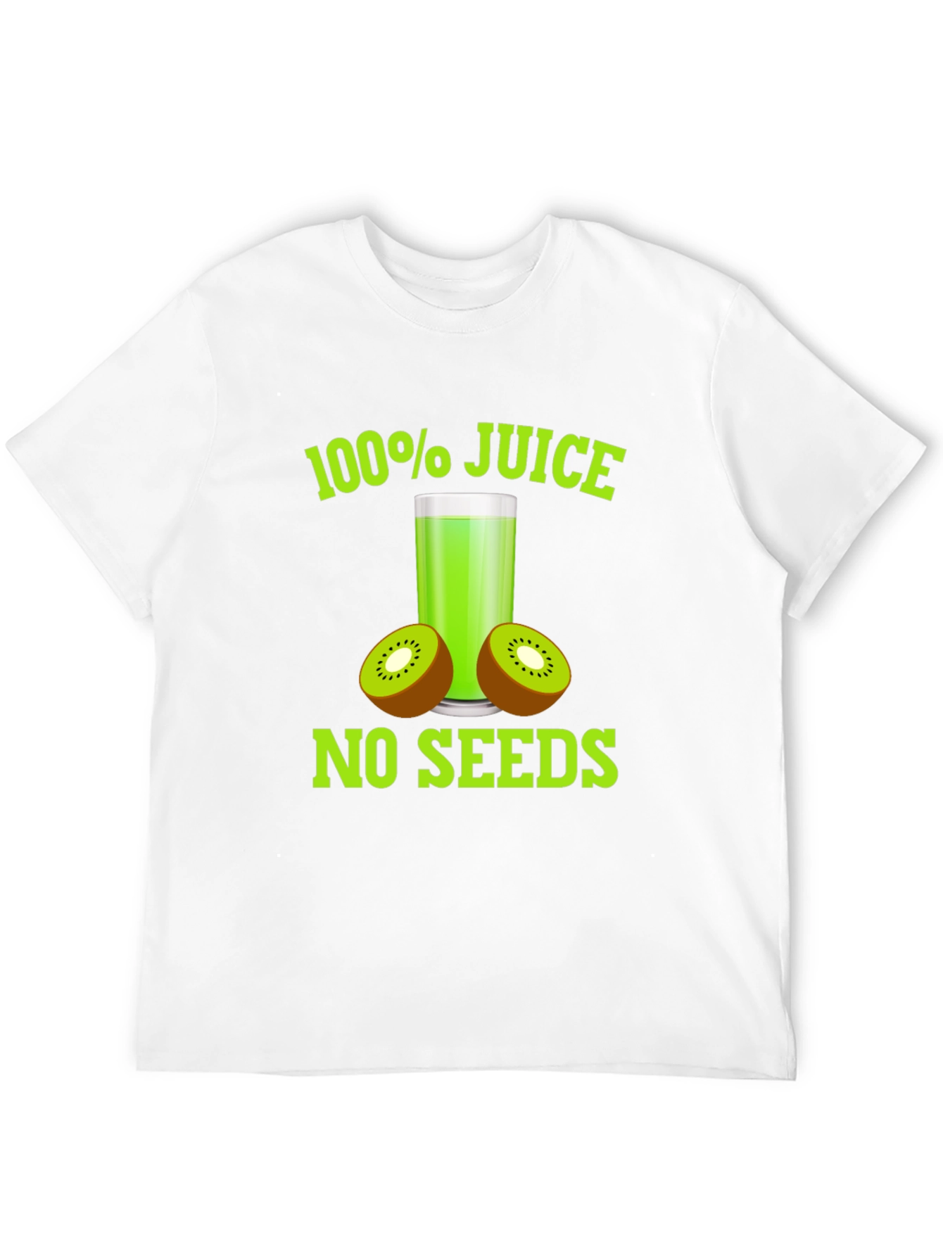 100% Juice No Seeds T-Shirt - Kiwi Lover Tee