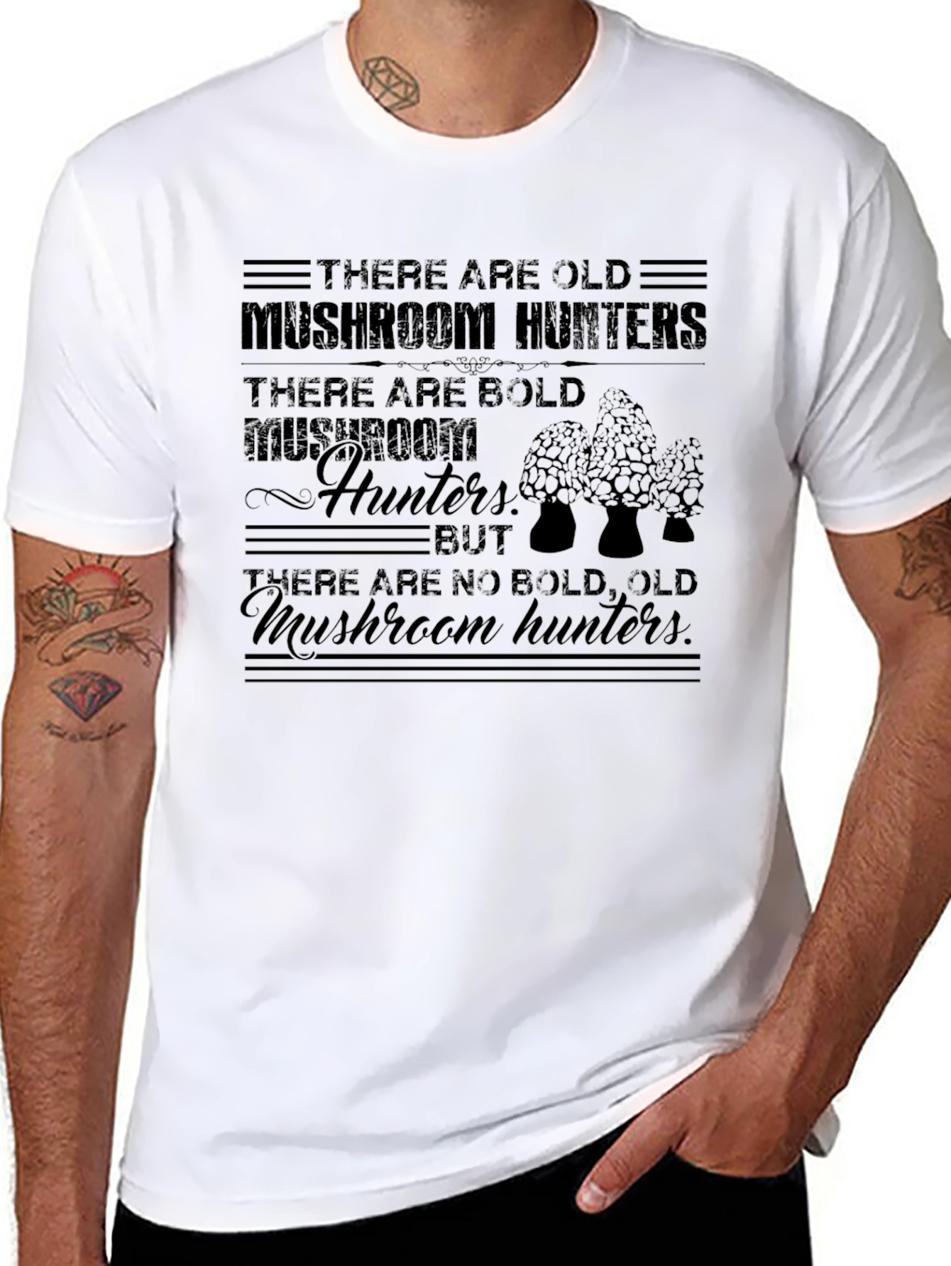 Mushroom Hunters T-Shirt - Old & Bold Joke Tee