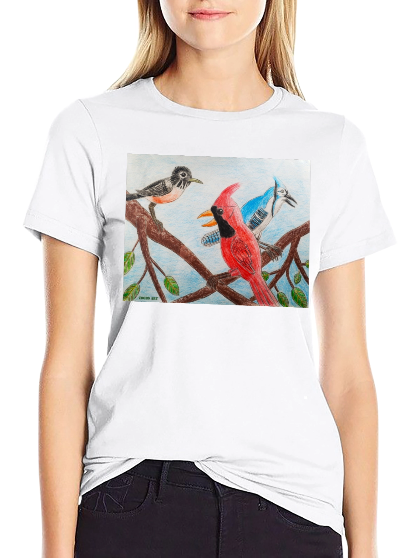 Birds on Branch Graphic Tee