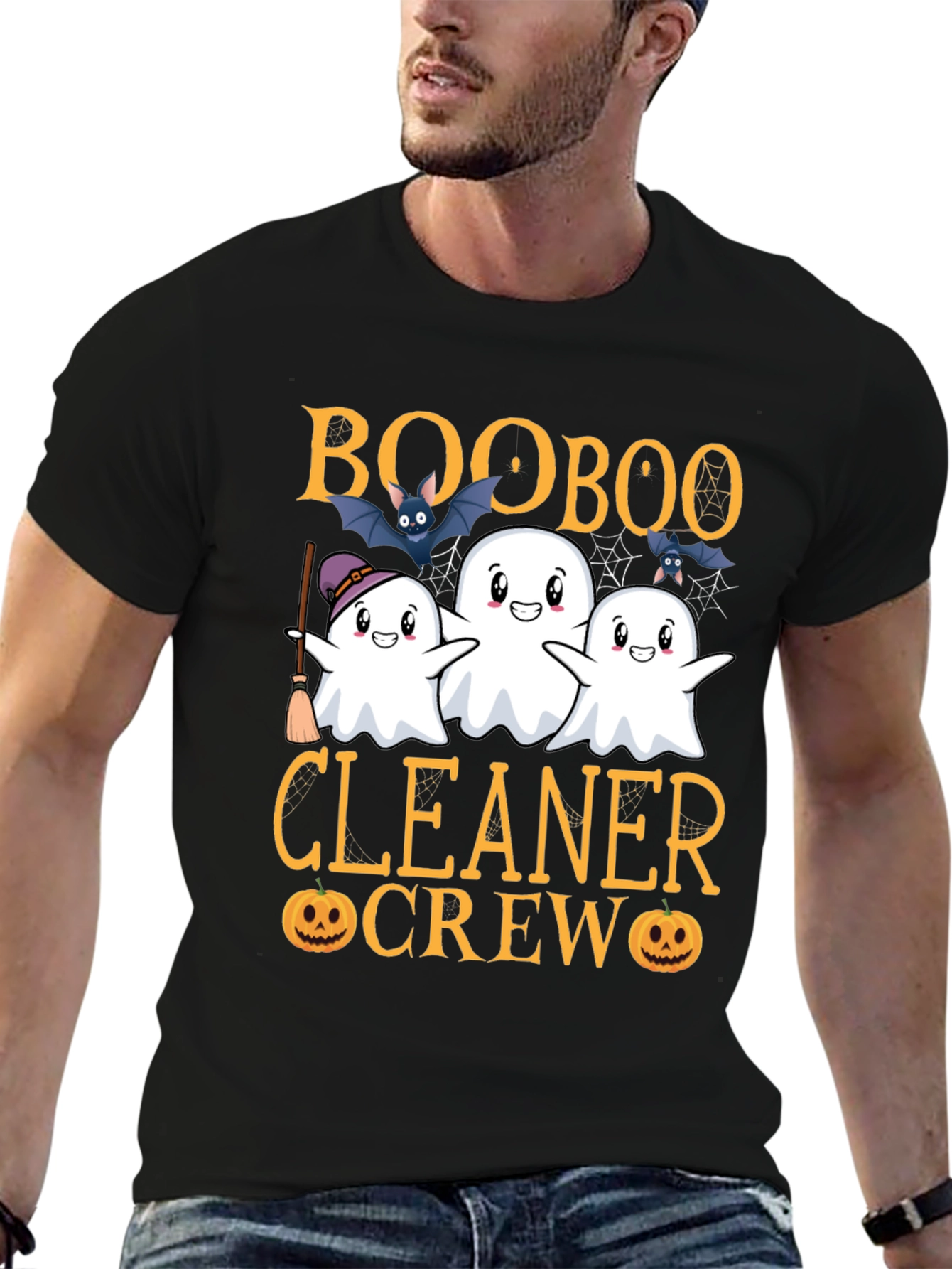 Boo Boo Cleaner Crew Halloween T-Shirt