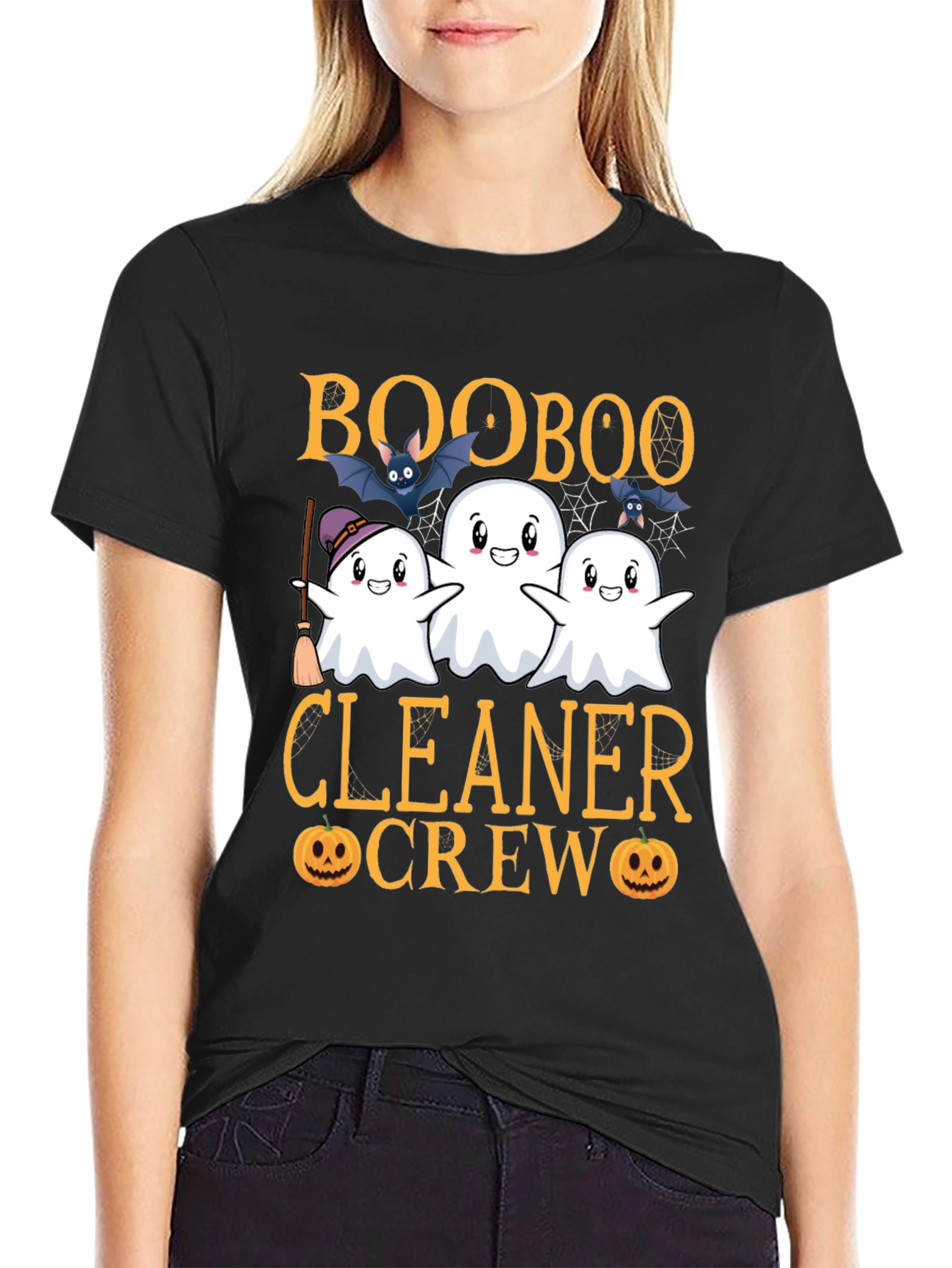 Boo Boo Cleaner Crew Halloween T-Shirt