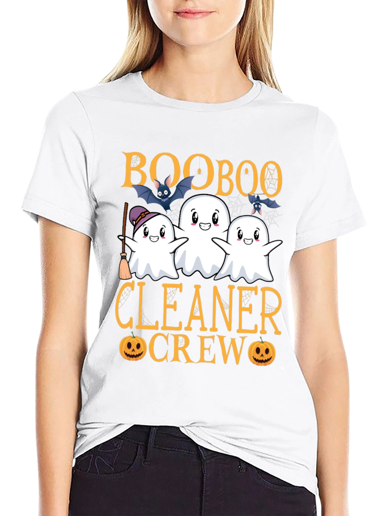 Boo Boo Cleaner Crew Halloween T-Shirt