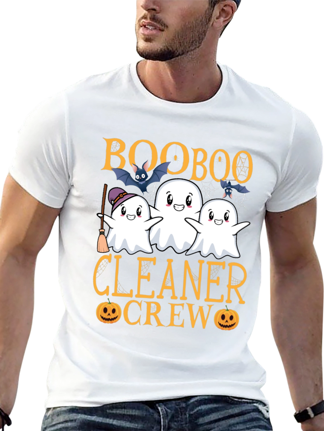 Boo Boo Cleaner Crew Halloween T-Shirt
