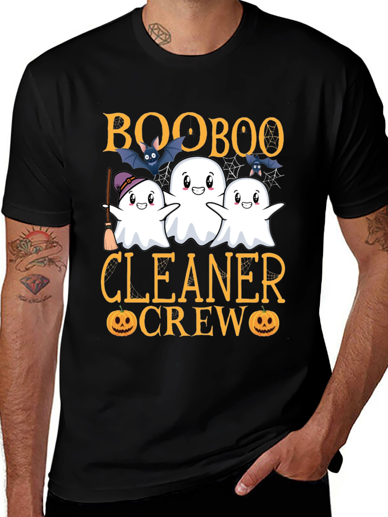 Boo Boo Cleaner Crew Halloween T-Shirt