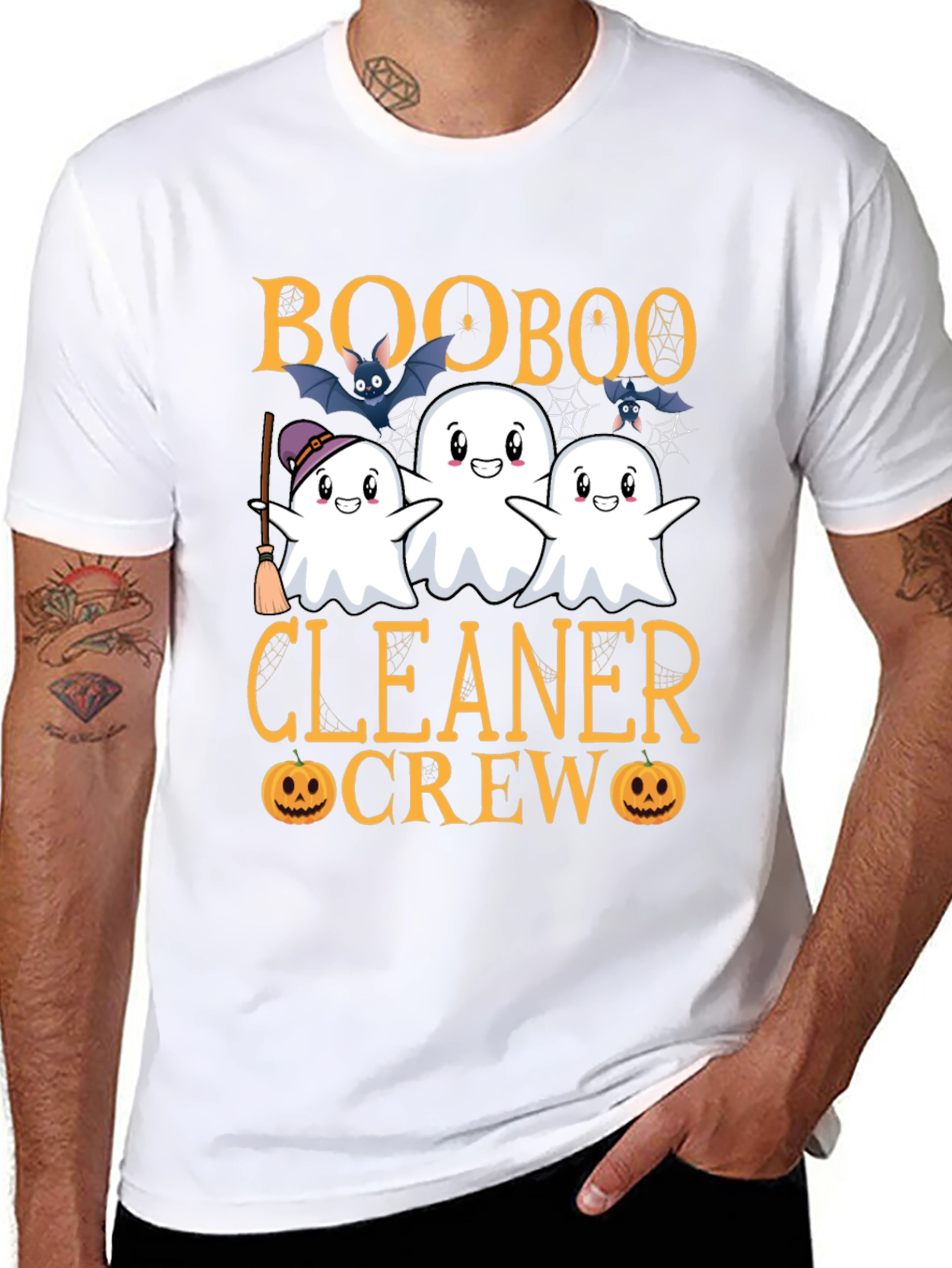 Boo Boo Cleaner Crew Halloween T-Shirt