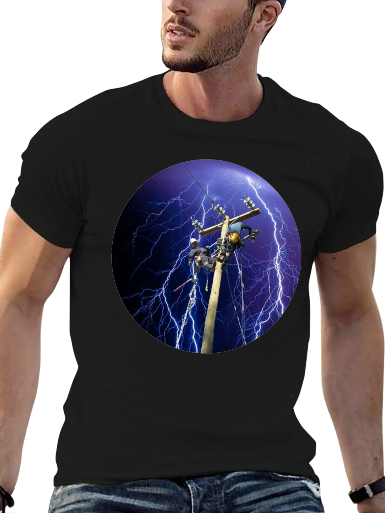 Electricians Lightning T-Shirt