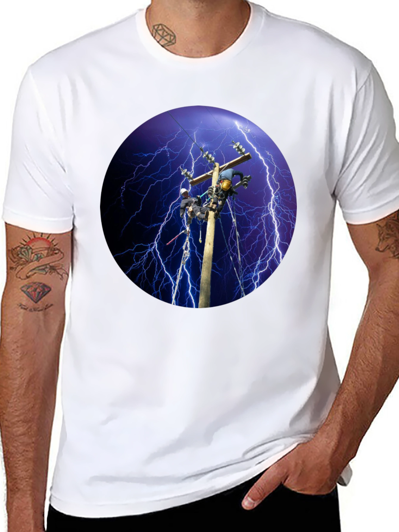 Electricians Lightning T-Shirt