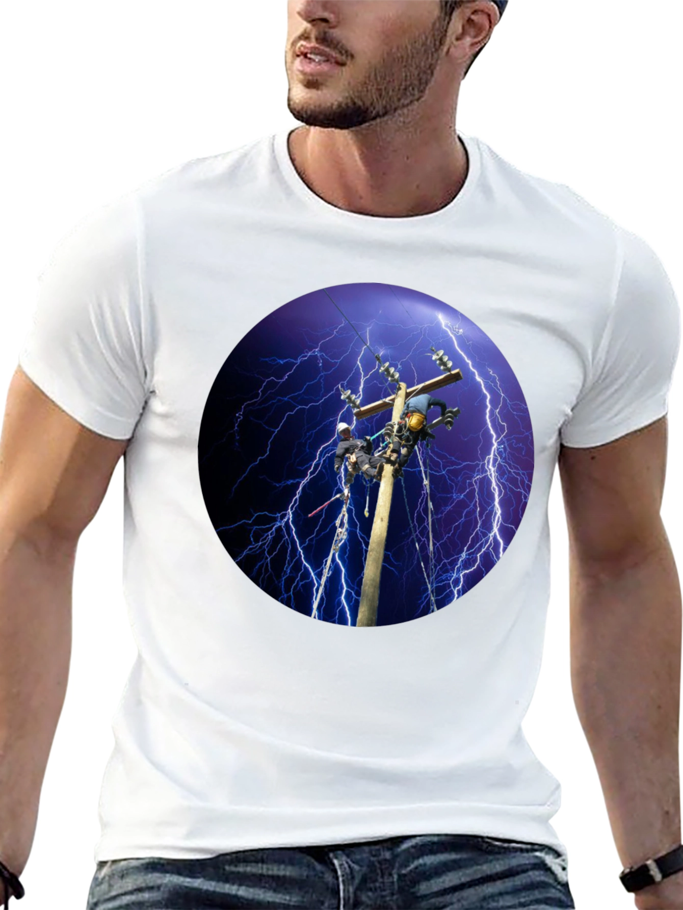 Electricians Lightning T-Shirt