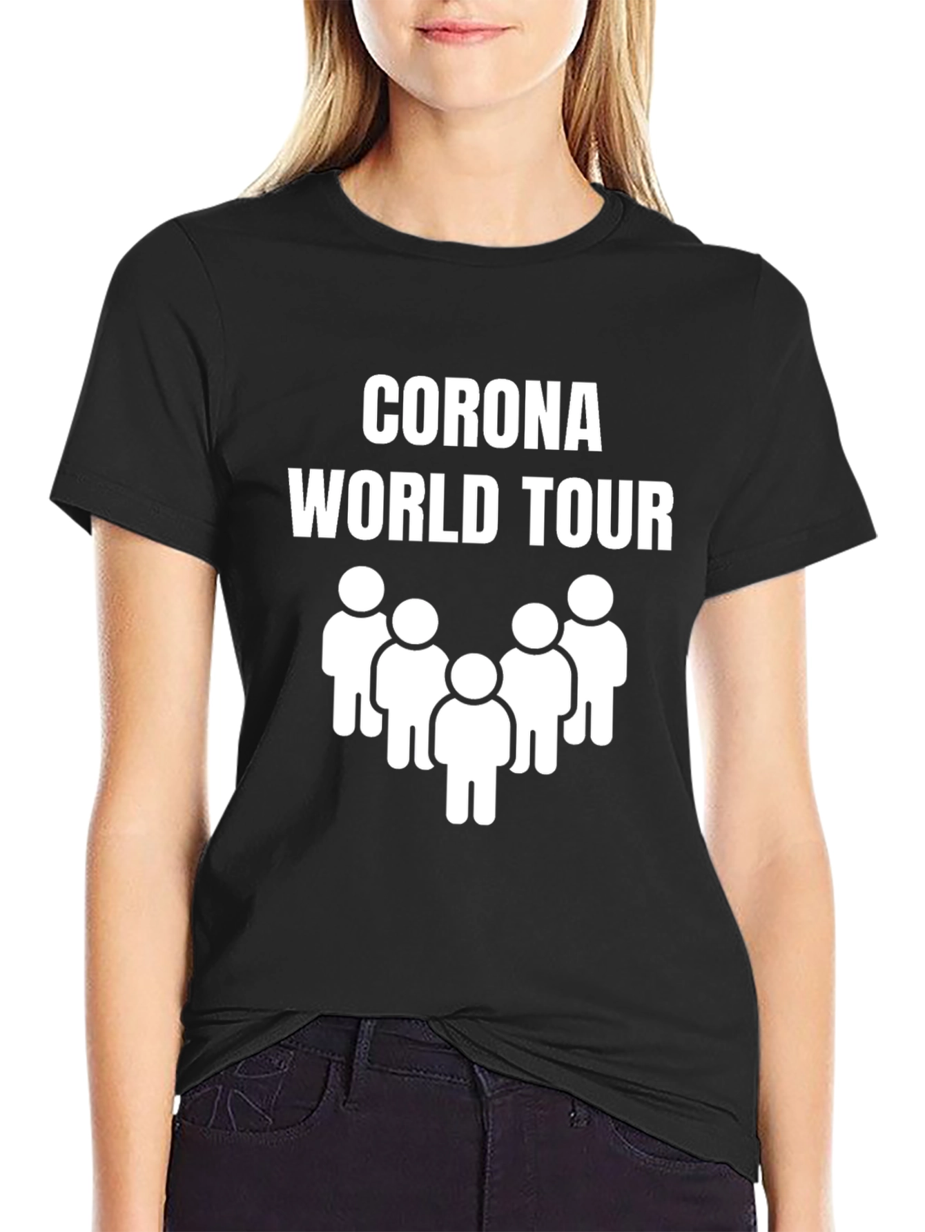 Corona World Tour Black T-Shirt