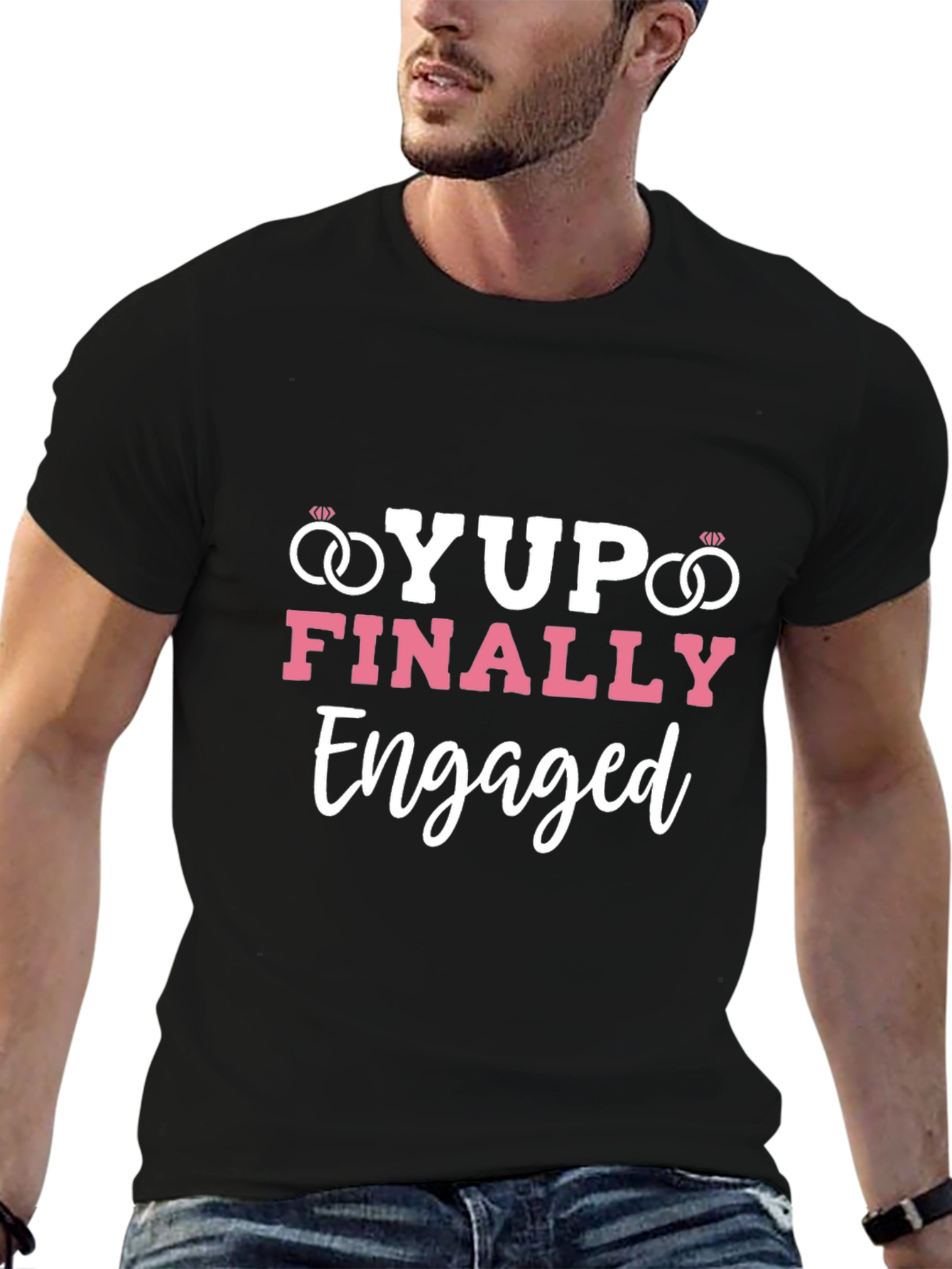 Yup! Finally Engaged T-Shirt