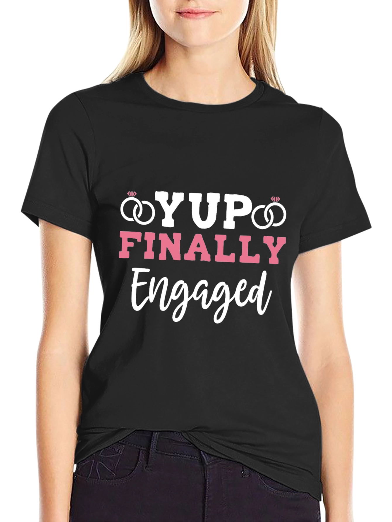 Yup! Finally Engaged T-Shirt