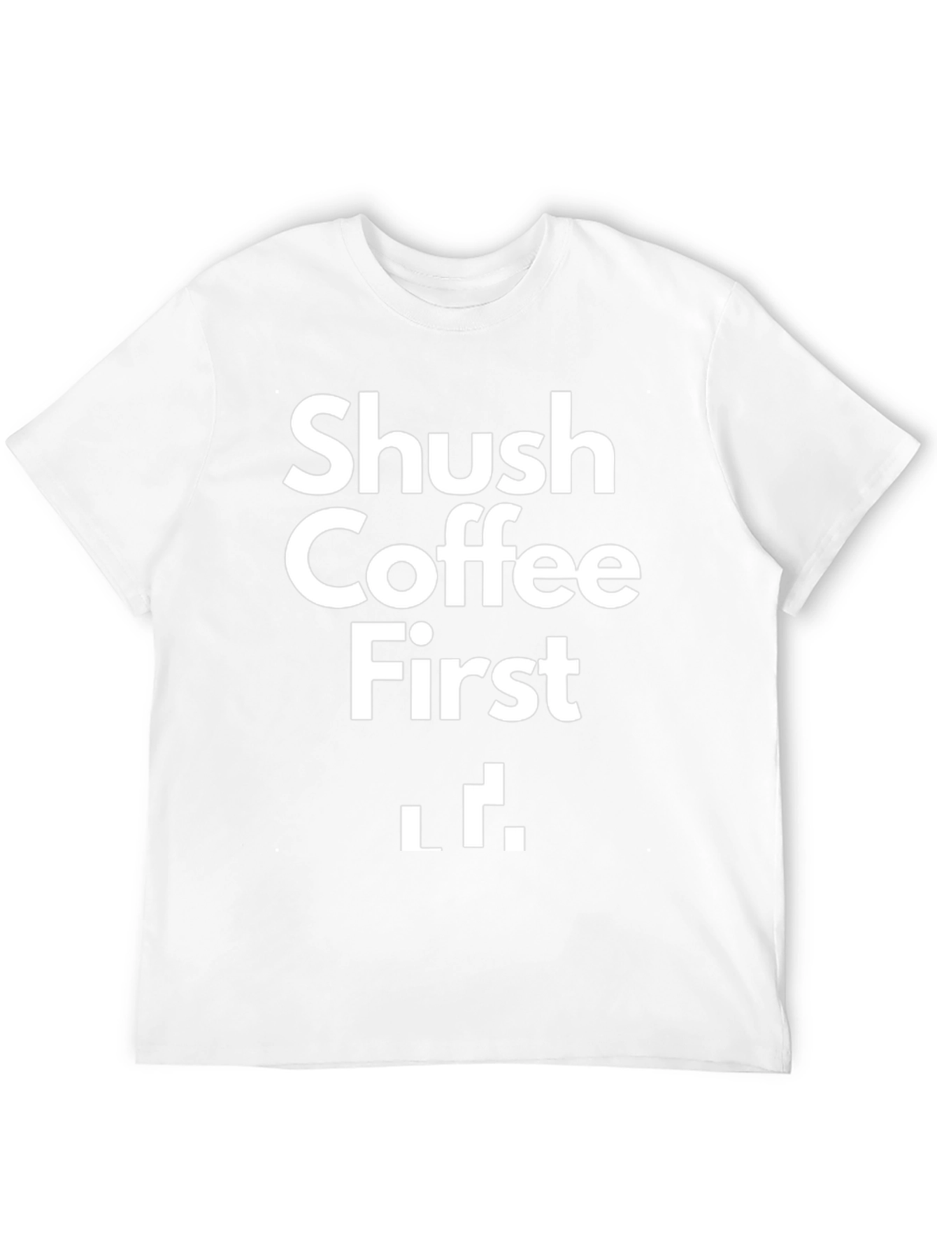Shush Coffee First Graphic Tee - Black