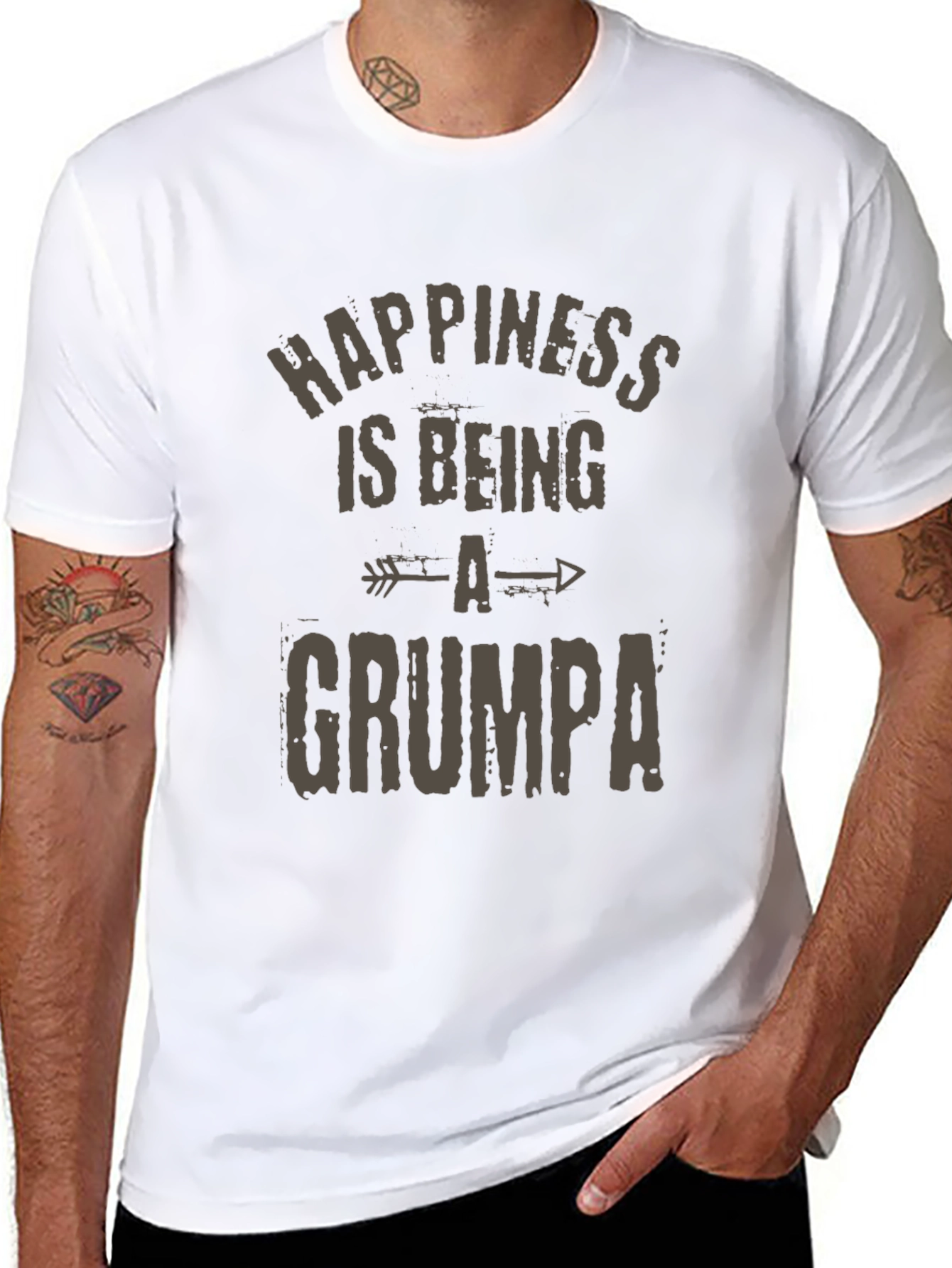 Happiness Is Being a Grumpa T-Shirt