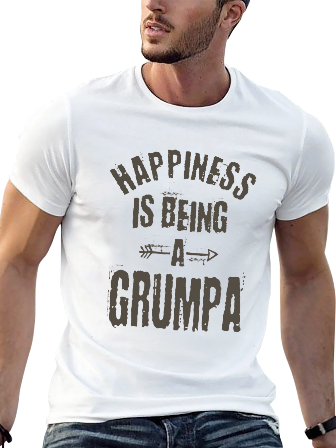 Happiness Is Being a Grumpa T-Shirt