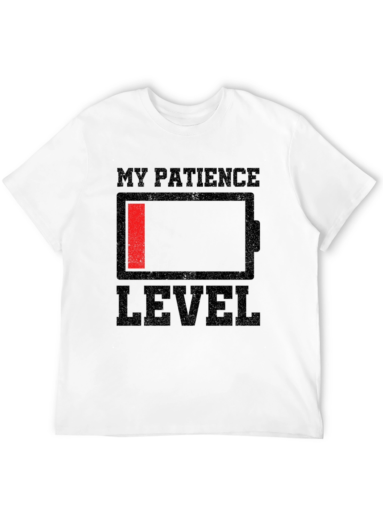 Low Patience Level Graphic Tee - Black