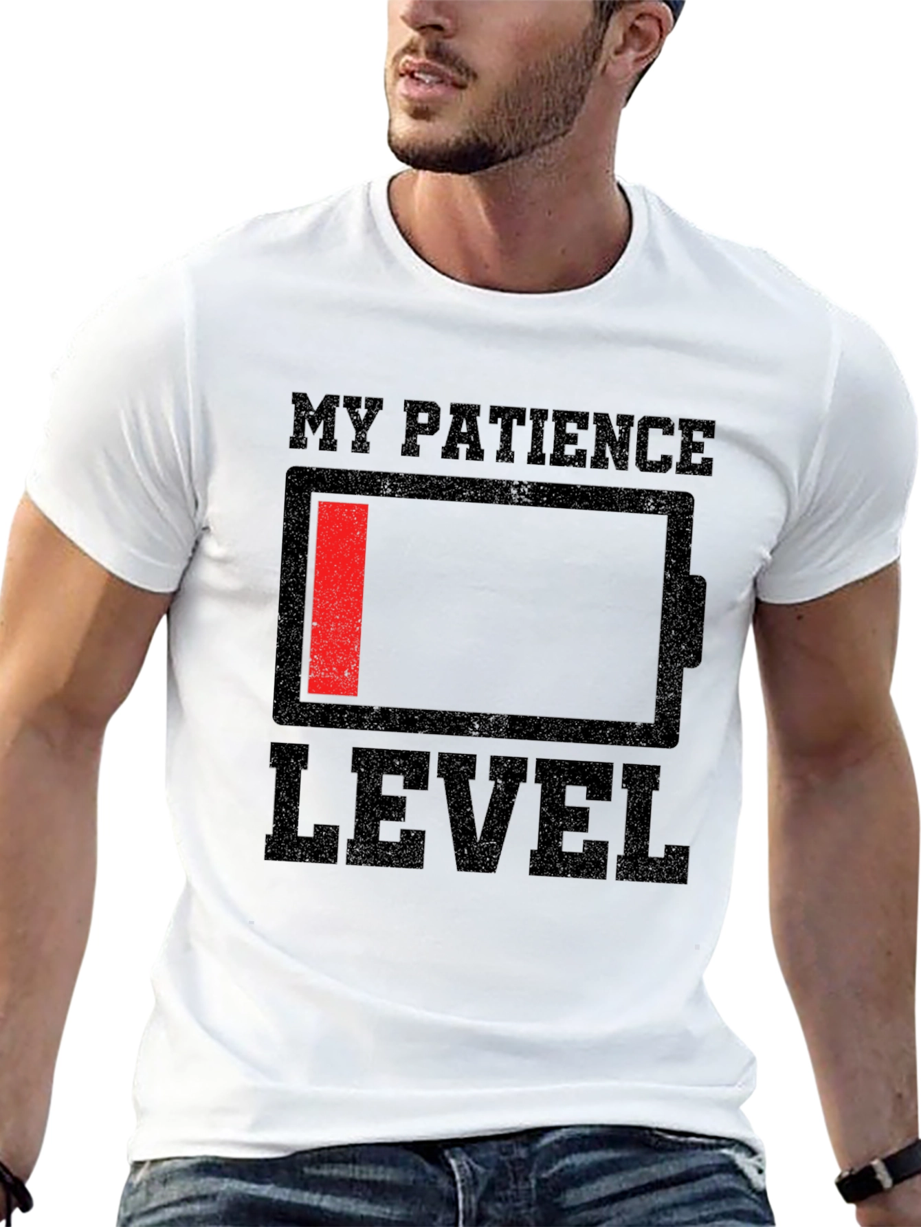 Low Patience Level Graphic Tee - Black