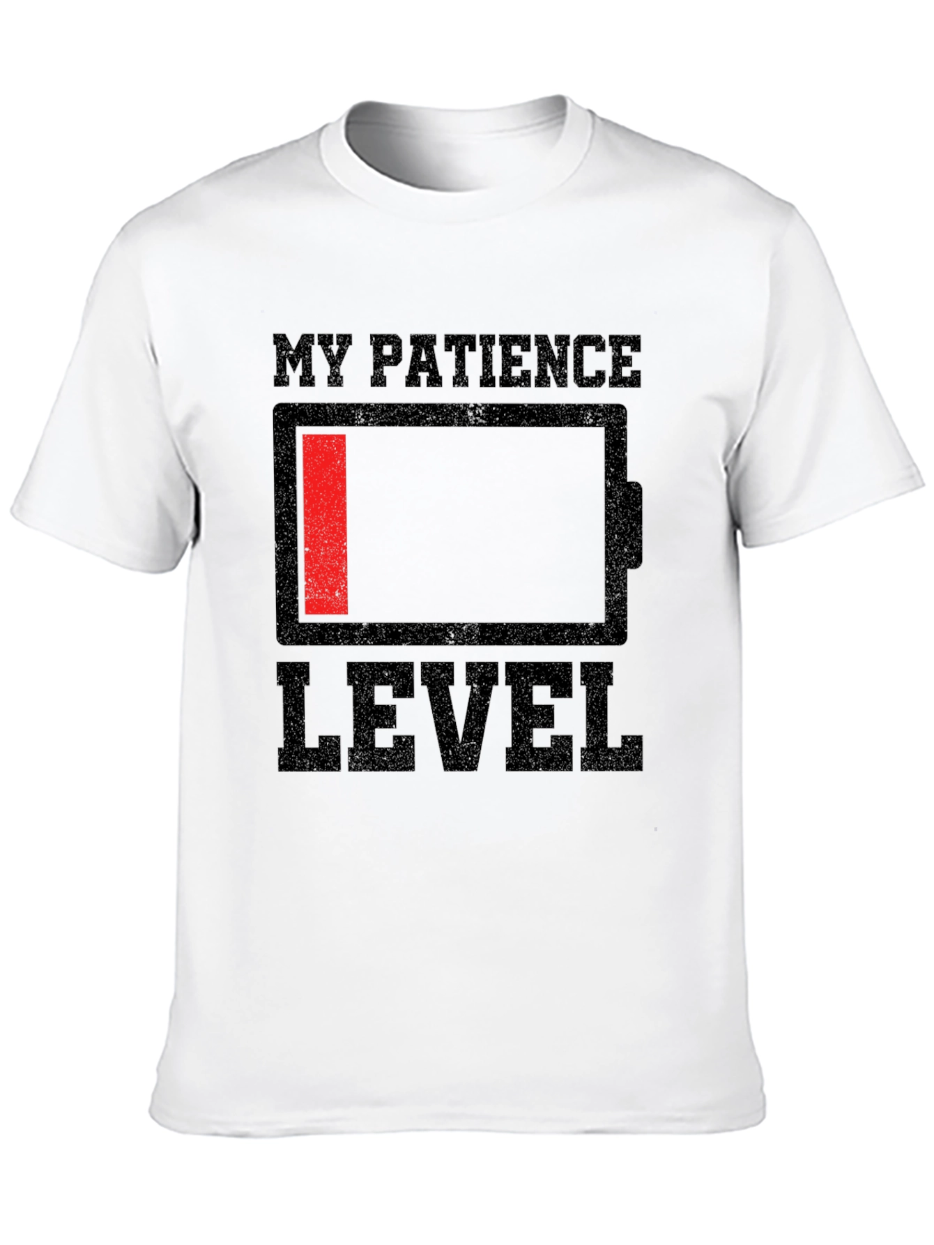 Low Patience Level Graphic Tee - Black