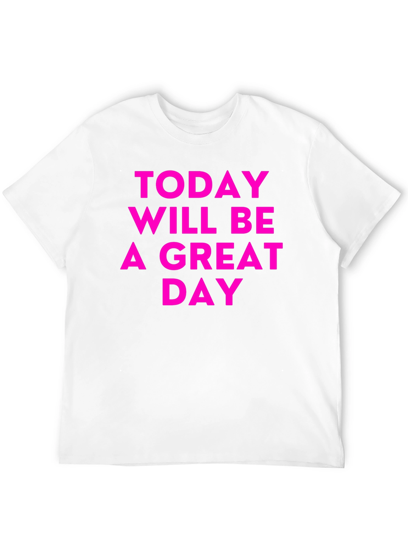 Inspirational Great Day Black T-Shirt