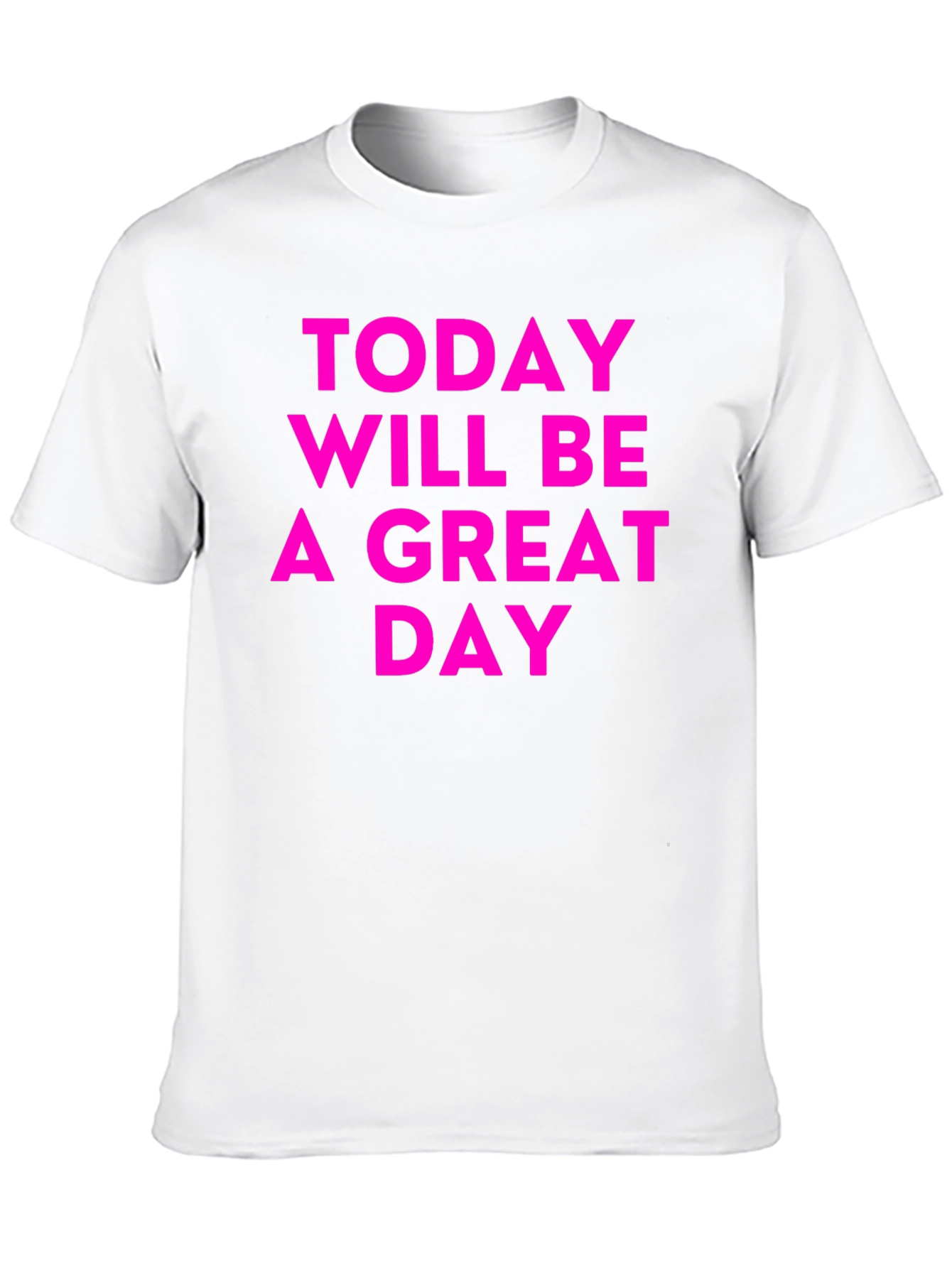 Inspirational Great Day Black T-Shirt