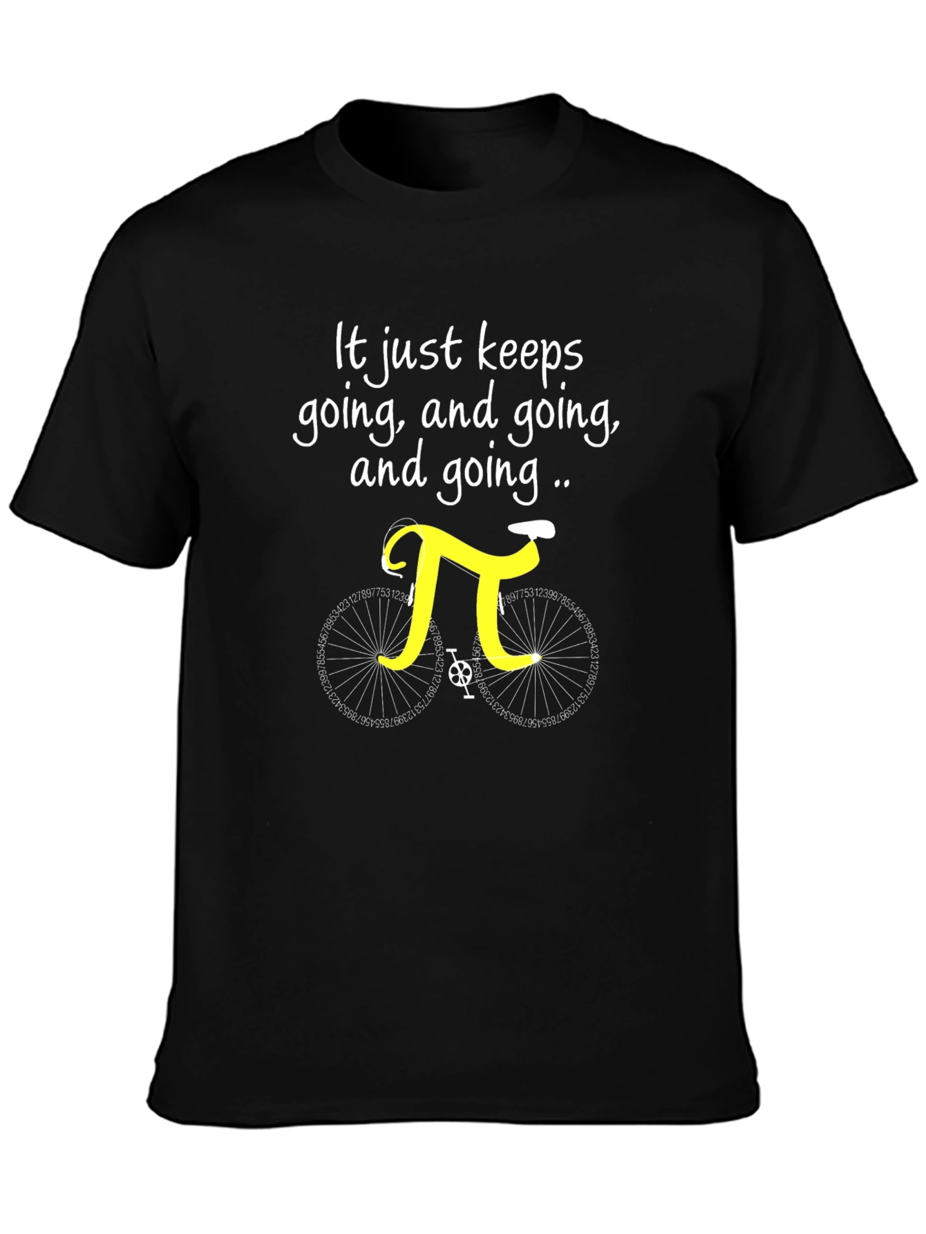 Pi Day Bicycle T-Shirt - Math Lovers Gift