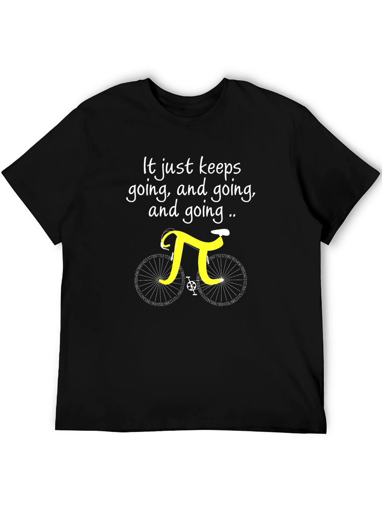 Pi Day Bicycle T-Shirt - Math Lovers Gift