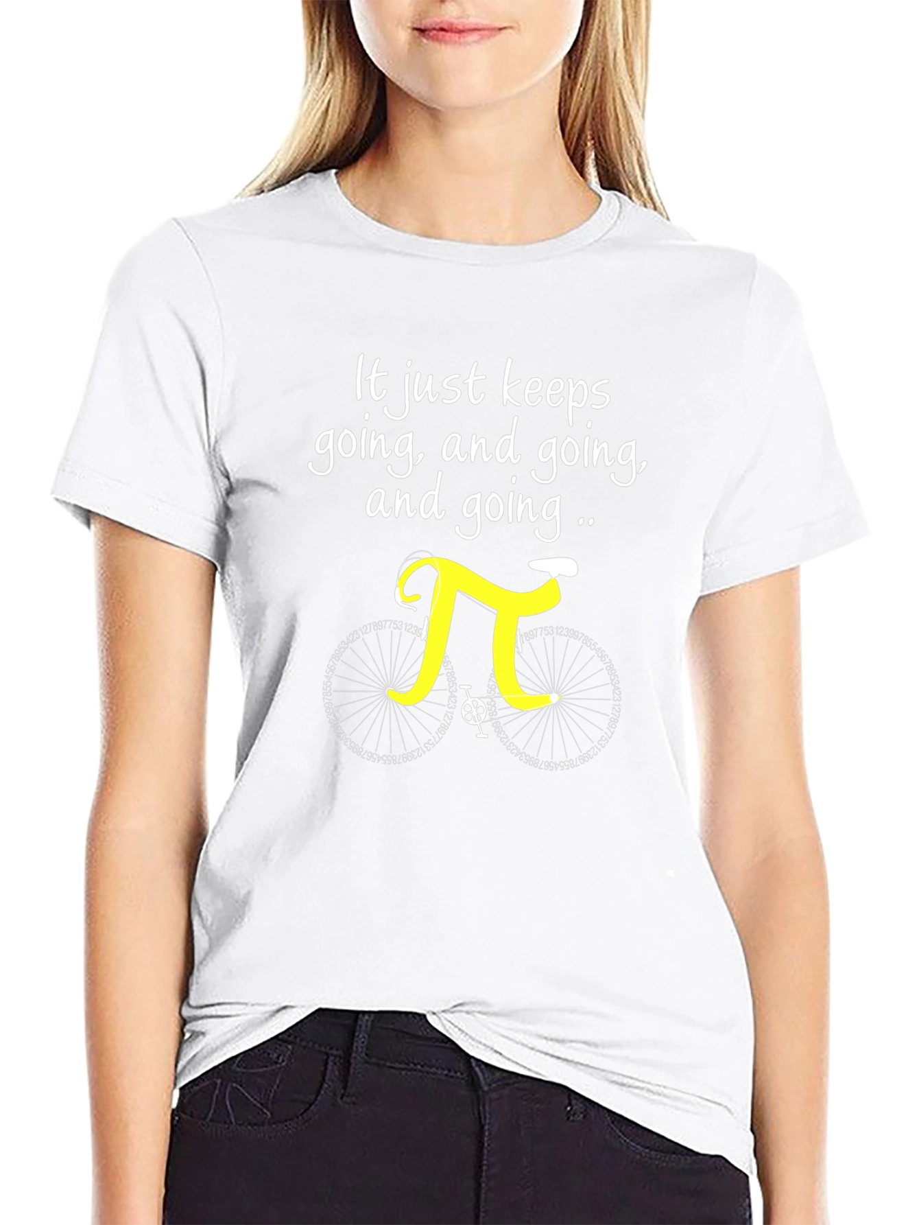 Pi Day Bicycle T-Shirt - Math Lovers Gift