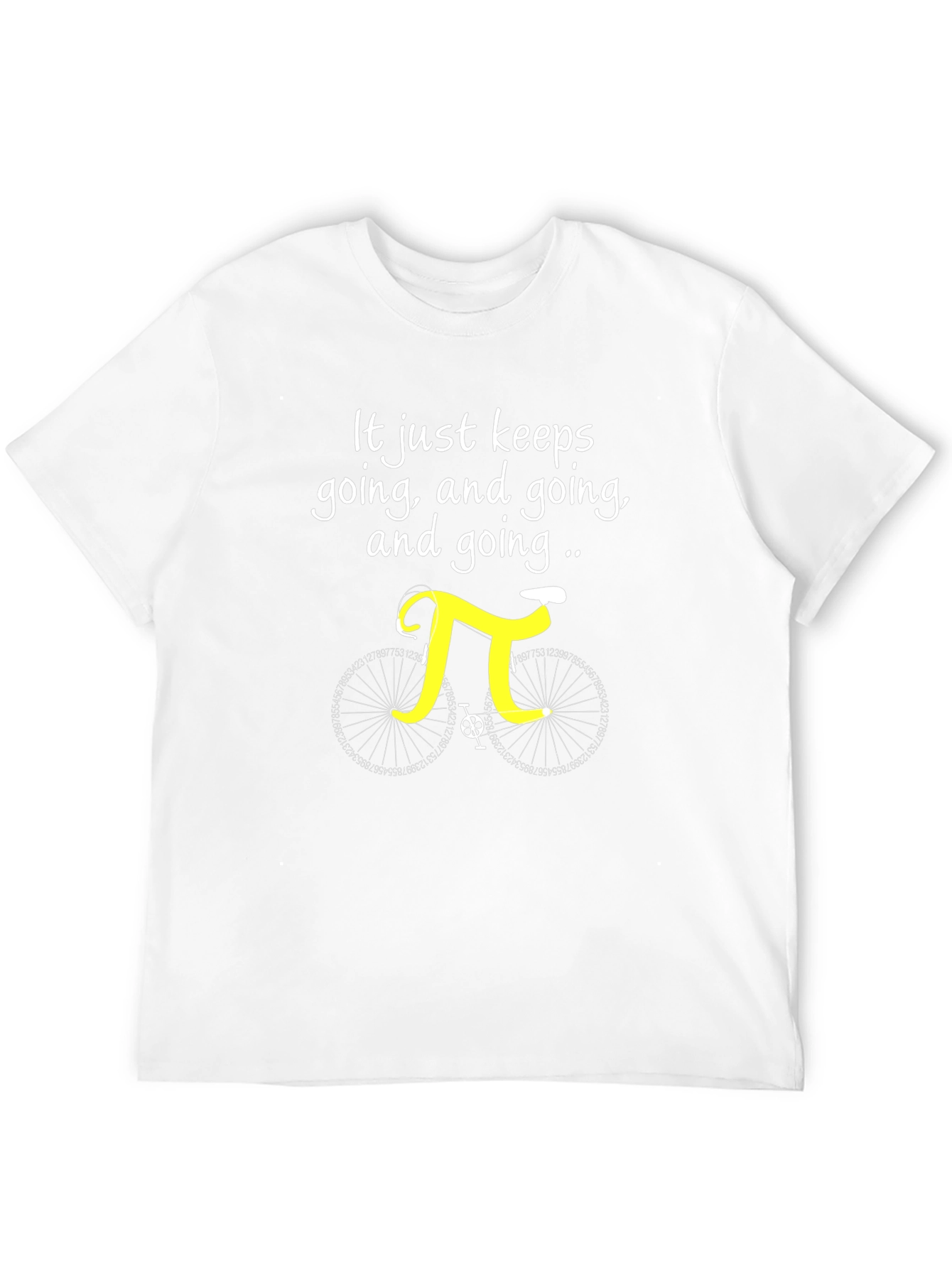 Pi Day Bicycle T-Shirt - Math Lovers Gift