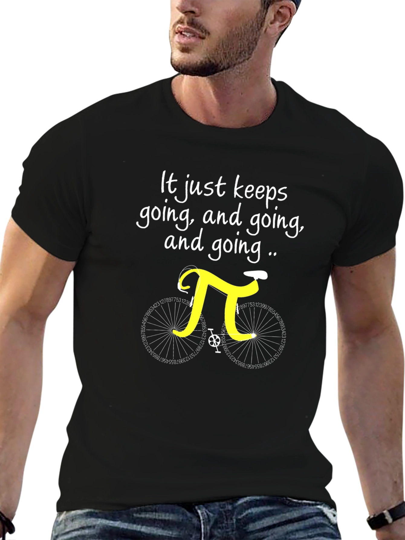 Pi Day Bicycle T-Shirt - Math Lovers Gift