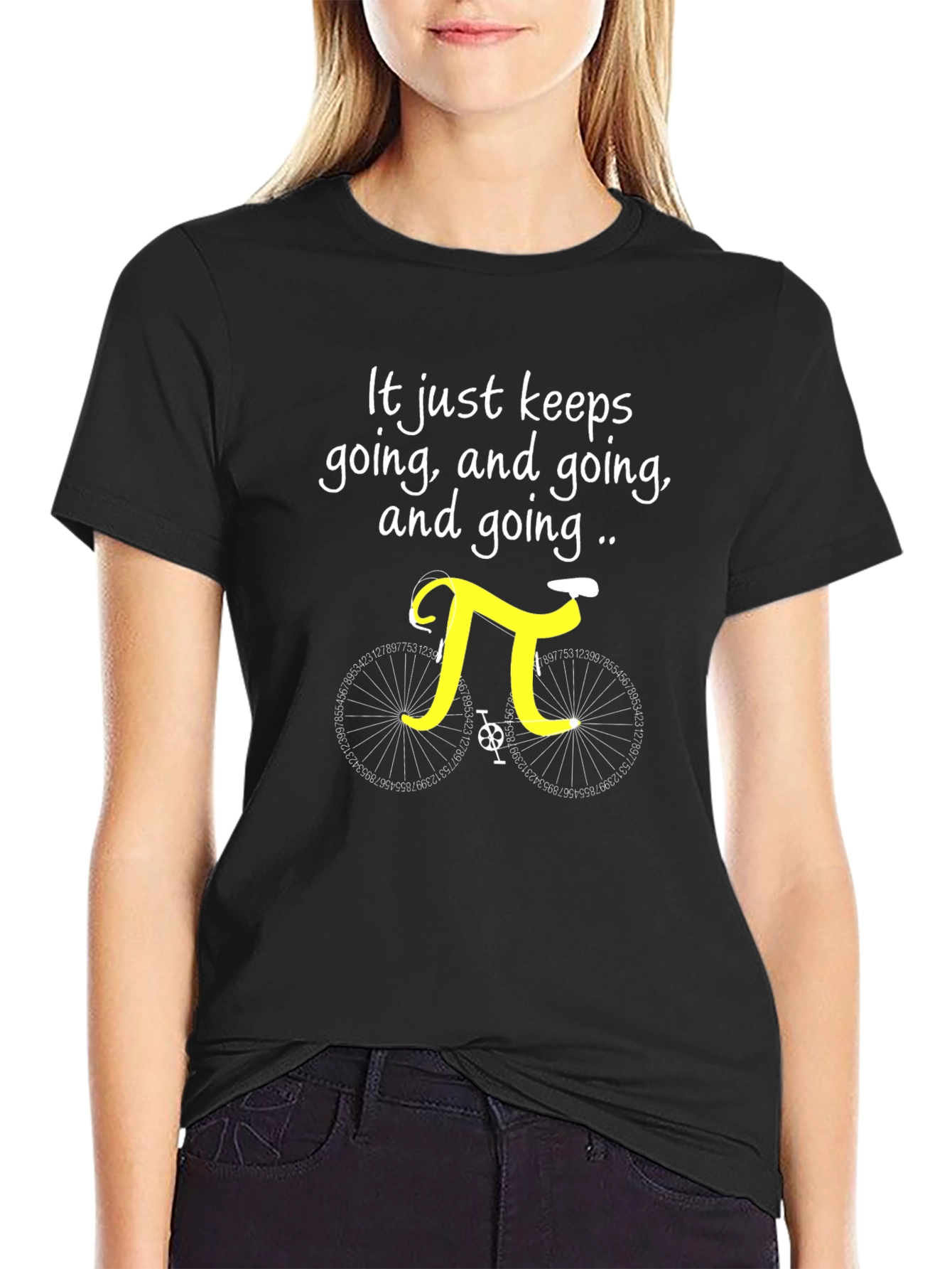 Pi Day Bicycle T-Shirt - Math Lovers Gift