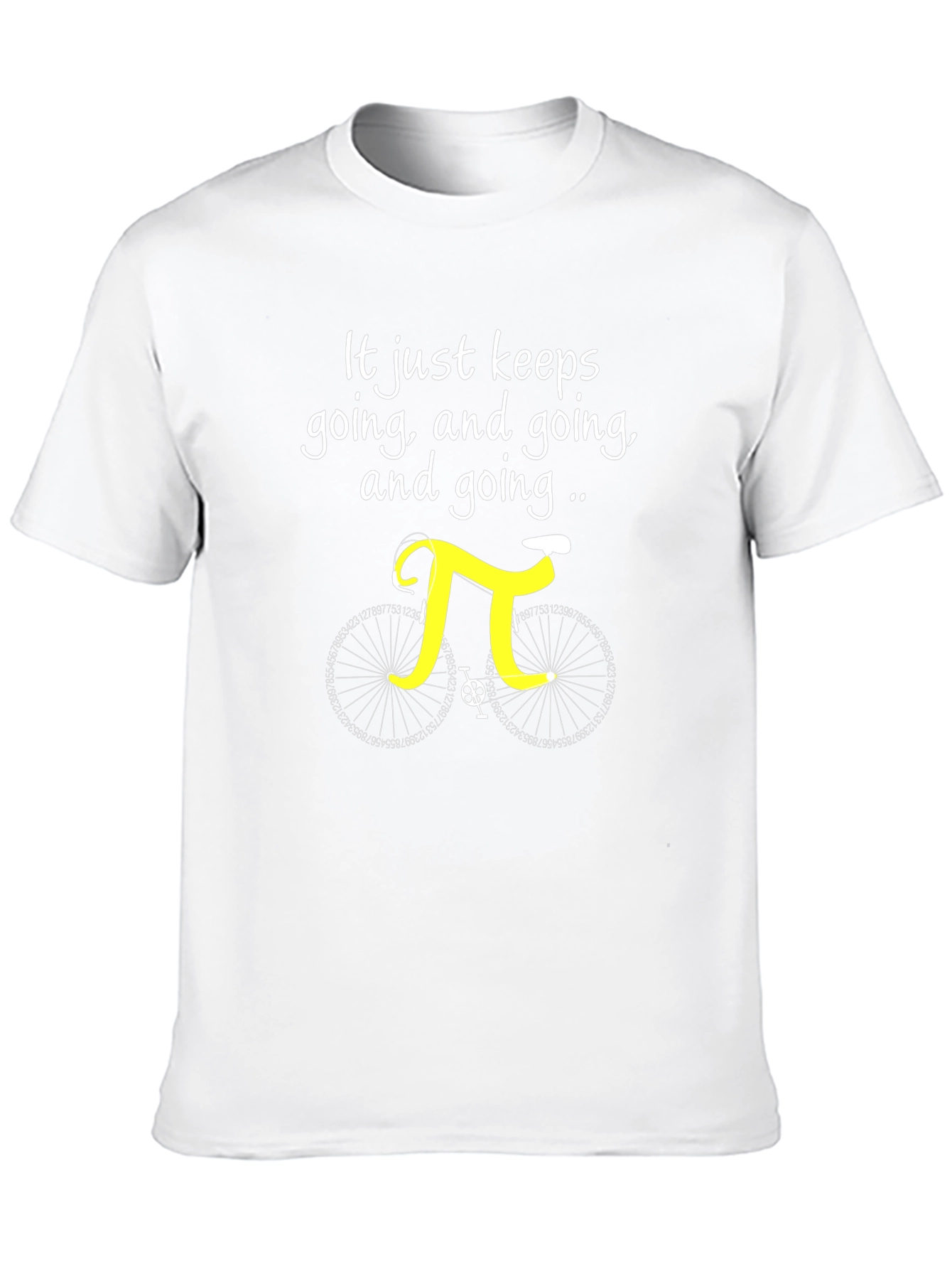 Pi Day Bicycle T-Shirt - Math Lovers Gift
