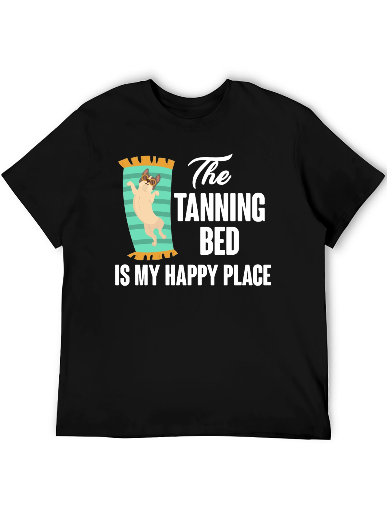Tanning Bed Happy Place T-Shirt