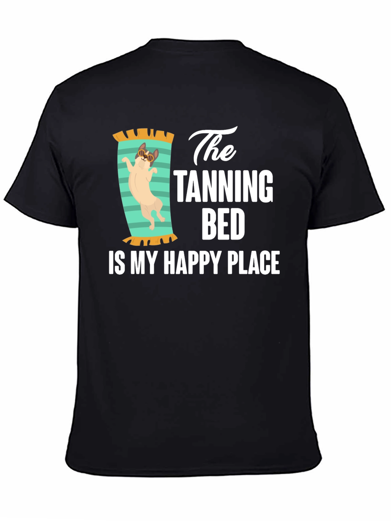 Tanning Bed Happy Place T-Shirt